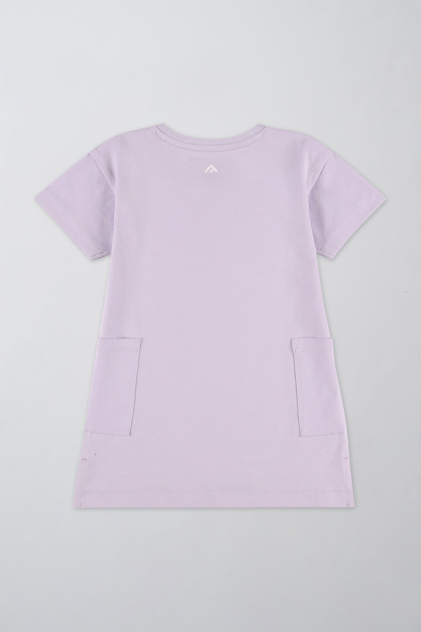 Robe t-shirt respirante en coton - Bébé fille && LILAS