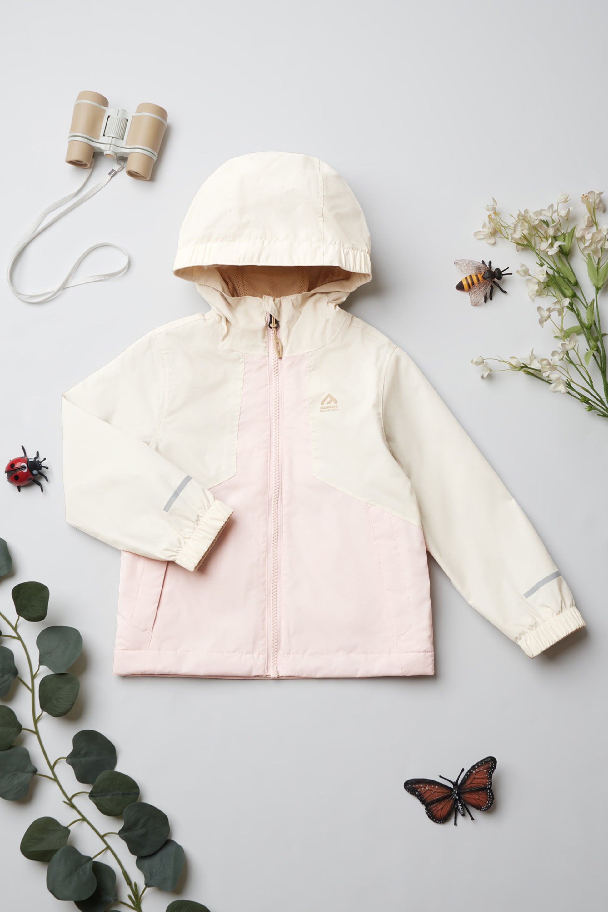 Manteau imperméable performant - Enfant fille && ROSE