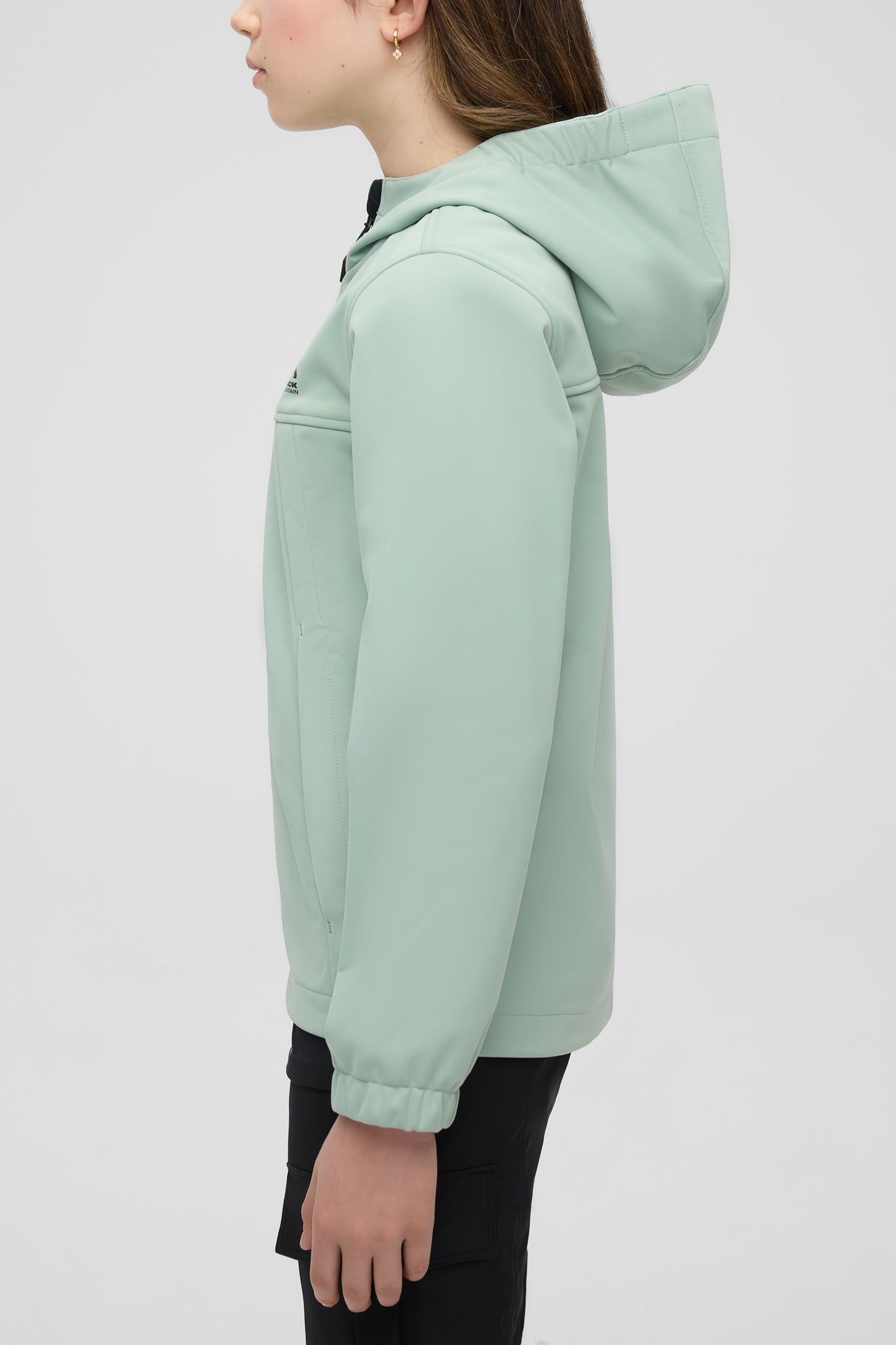 Manteau technique imperméable - Ado fille && VERT DE GRIS