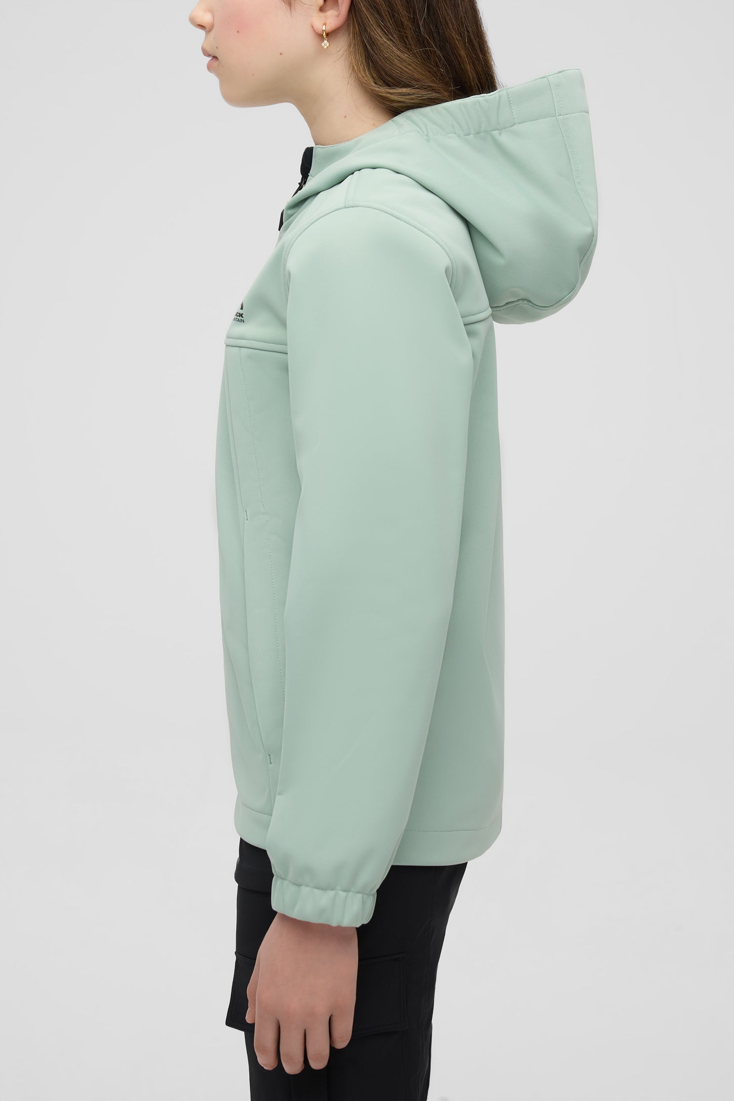 Manteau technique imperméable - Ado fille && VERT DE GRIS