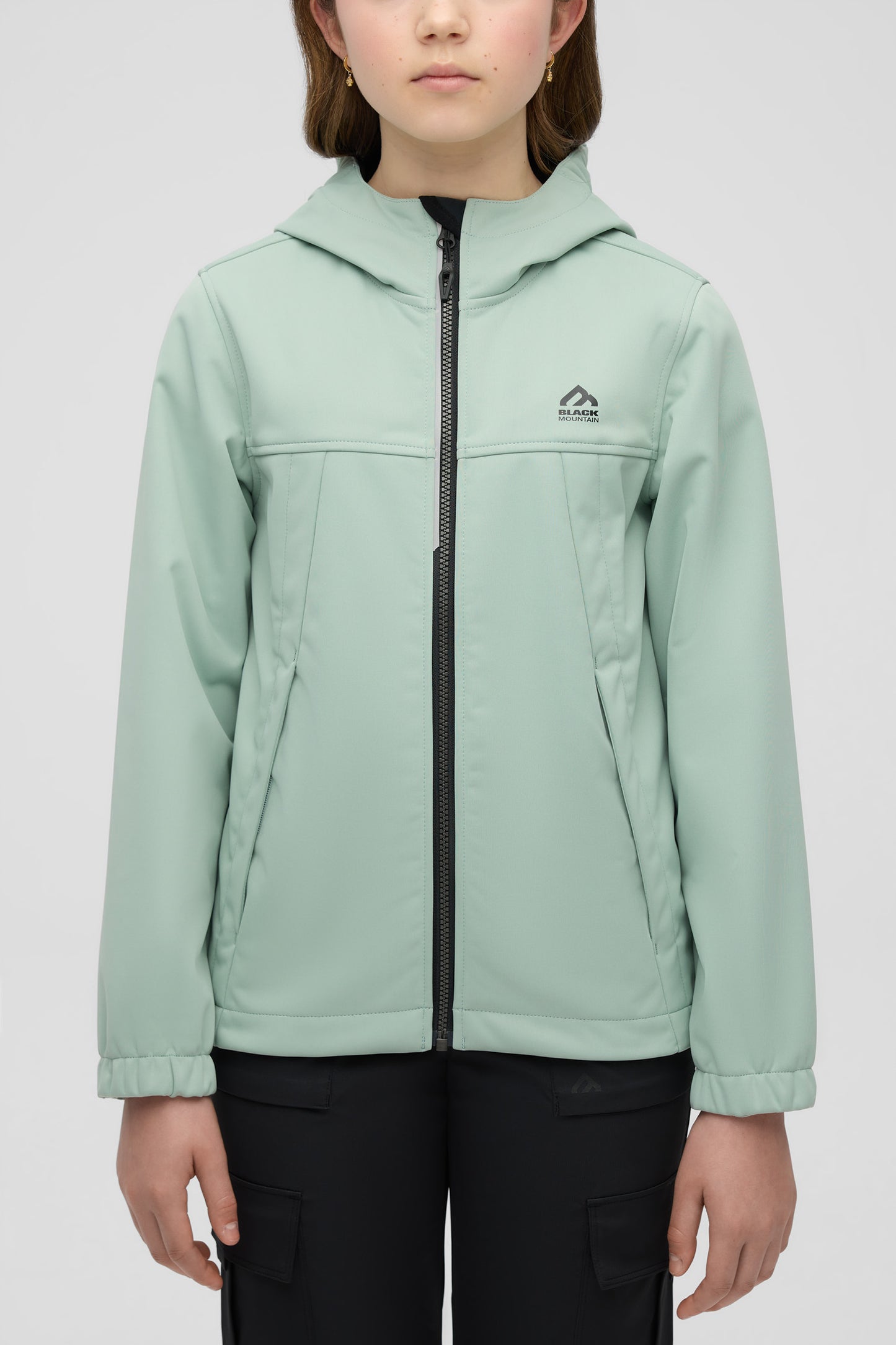 Manteau technique imperméable - Ado fille && VERT DE GRIS