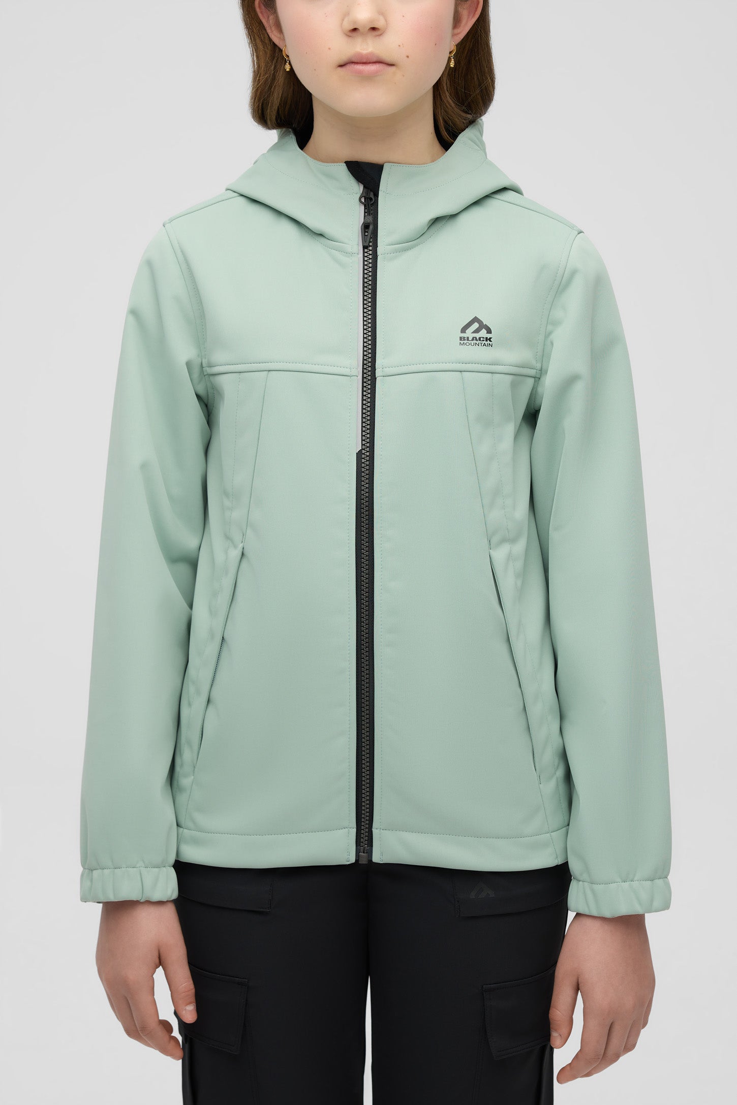 Manteau technique imperméable - Ado fille && VERT DE GRIS