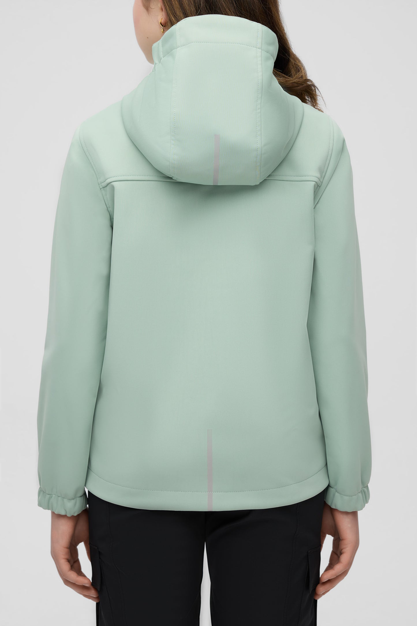 Manteau technique imperméable - Ado fille && VERT DE GRIS