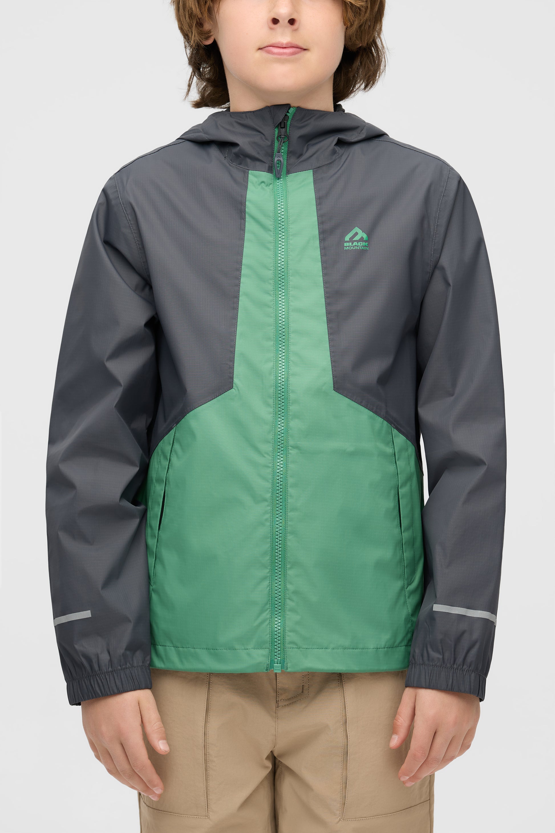 Manteau imperméable performant - Ado garçon && GRIS