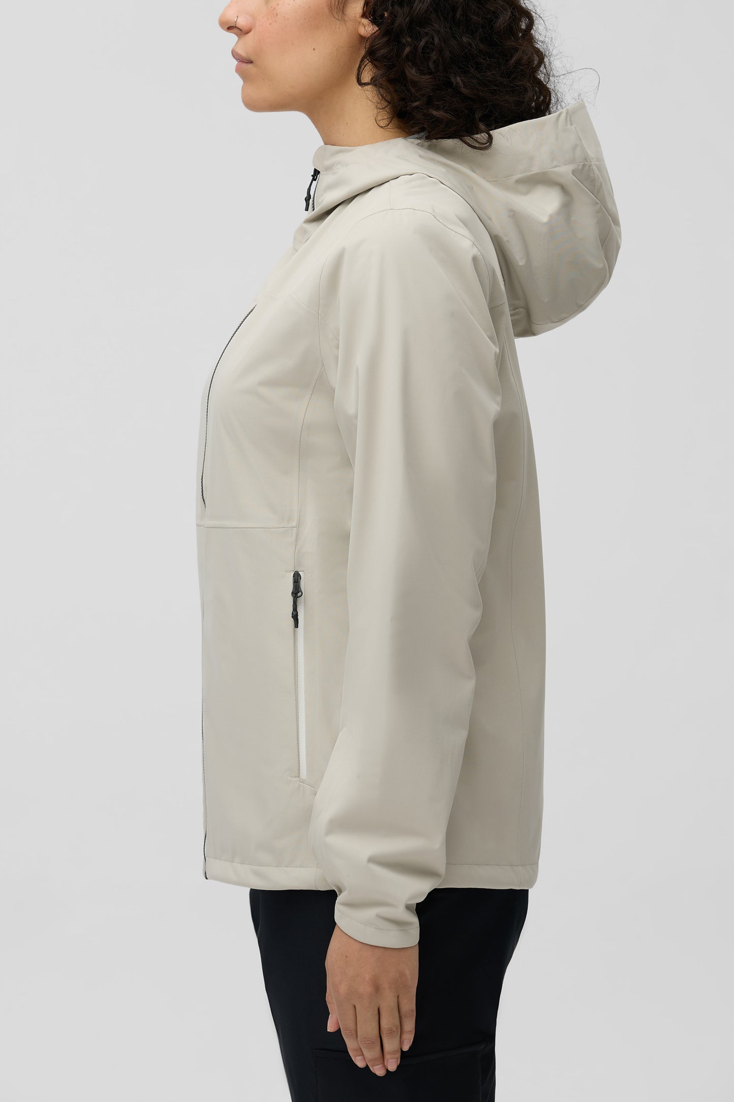 Manteau long imperméable performant - Femme && BEIGE