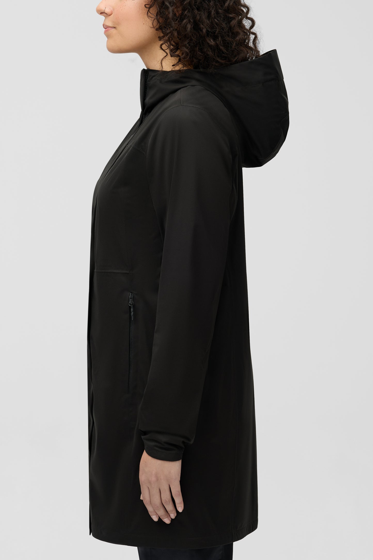 Manteau imperméable performant - Femme && NOIR