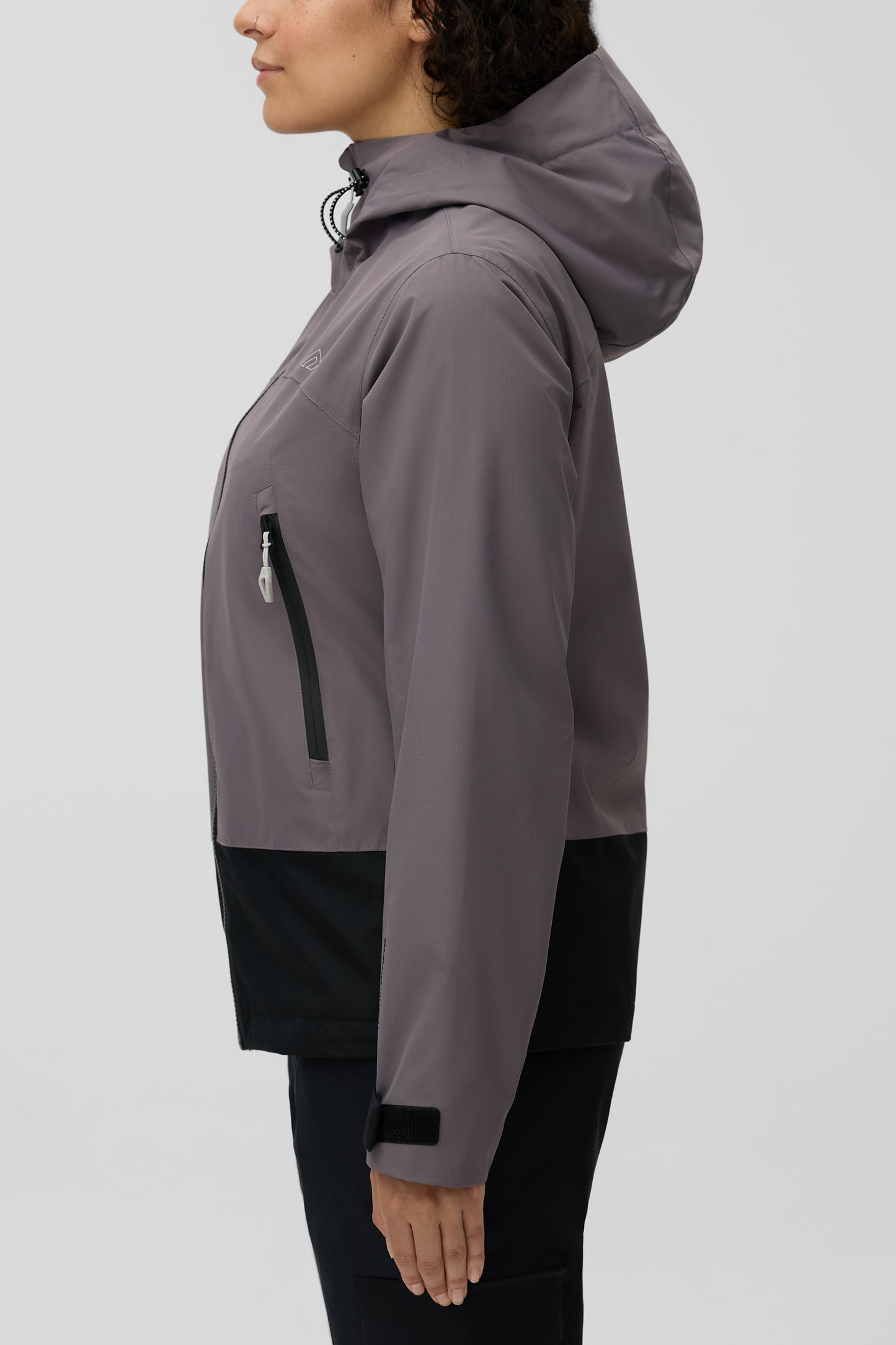 Manteau imperméable sport - Femme && MAUVE