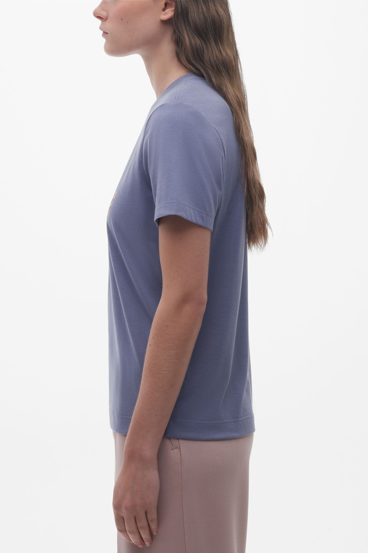 T-shirt col rond sport - Femme && GRIS