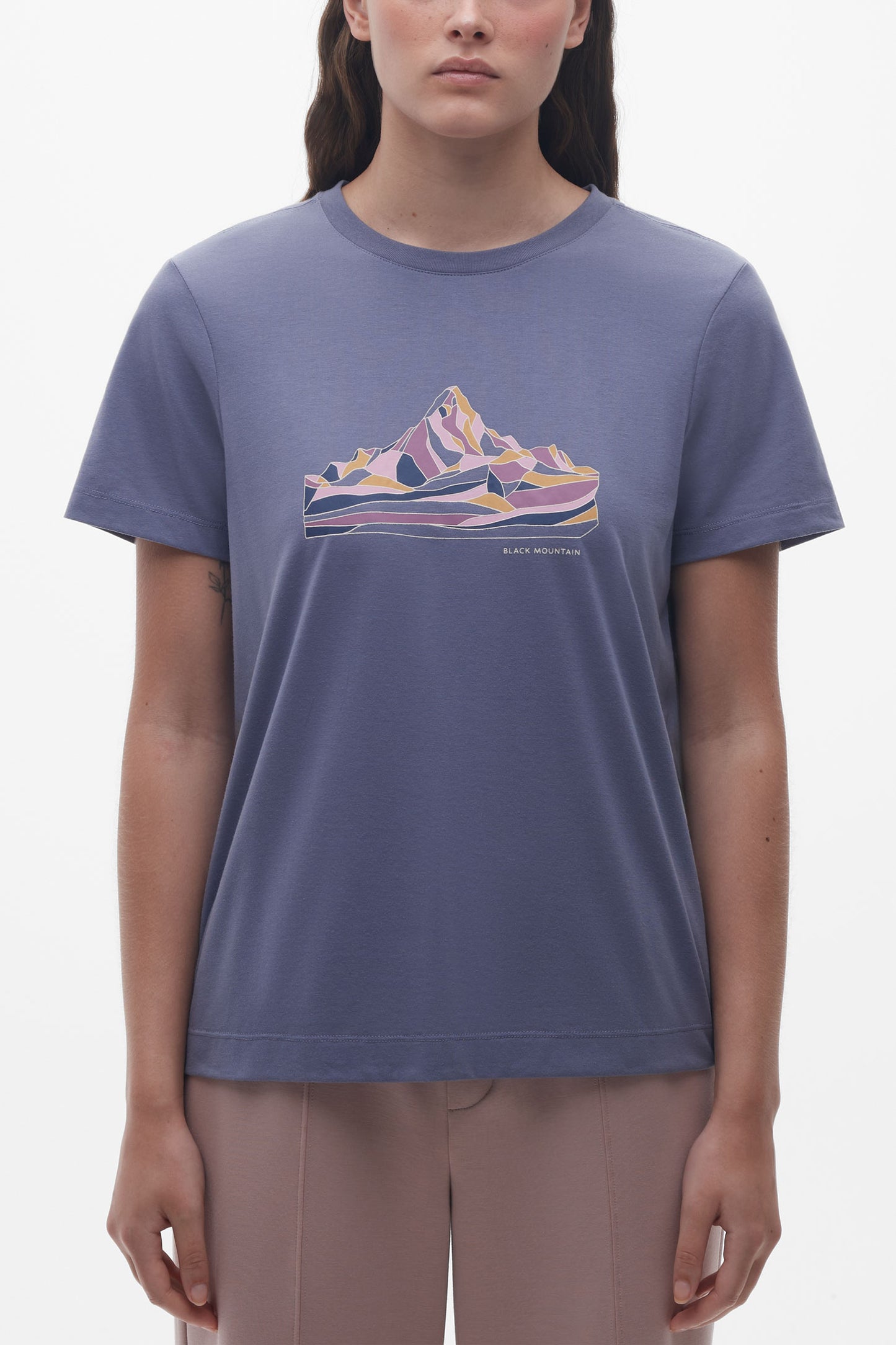 T-shirt col rond sport - Femme && GRIS