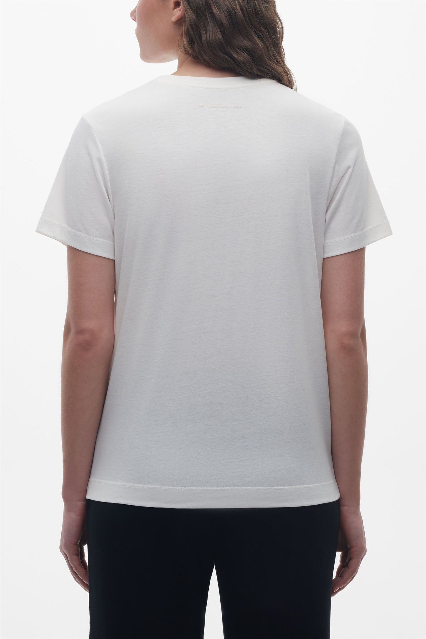 T-shirt col rond sport - Femme && BLANC CASSÉ