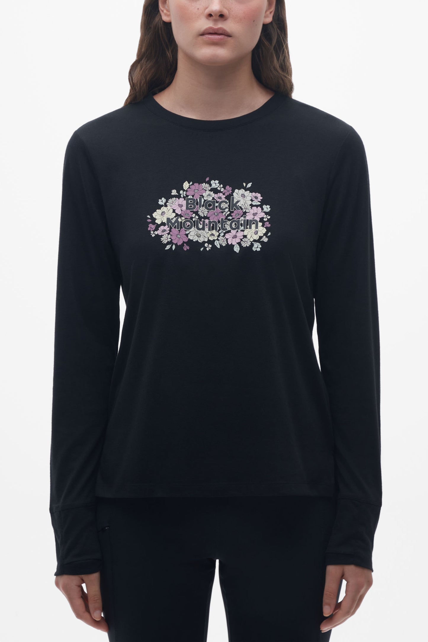 Chandail manches longues respirant - Femme && NOIR