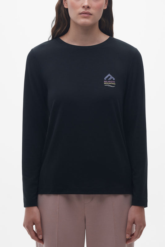 Chandail manches longues respirant - Femme && NOIR