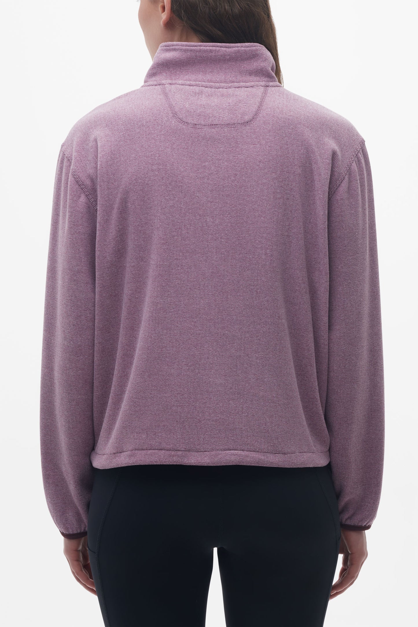 Chandail technique en micropolaire  - Femme && MAUVE/MULTI