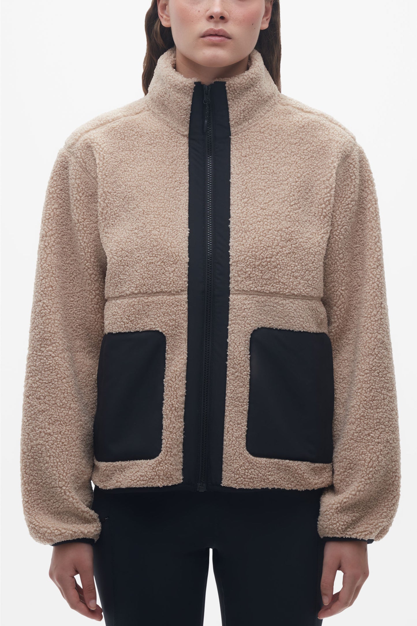 Veste en sherpa ultra-doux - Femme && BEIGE