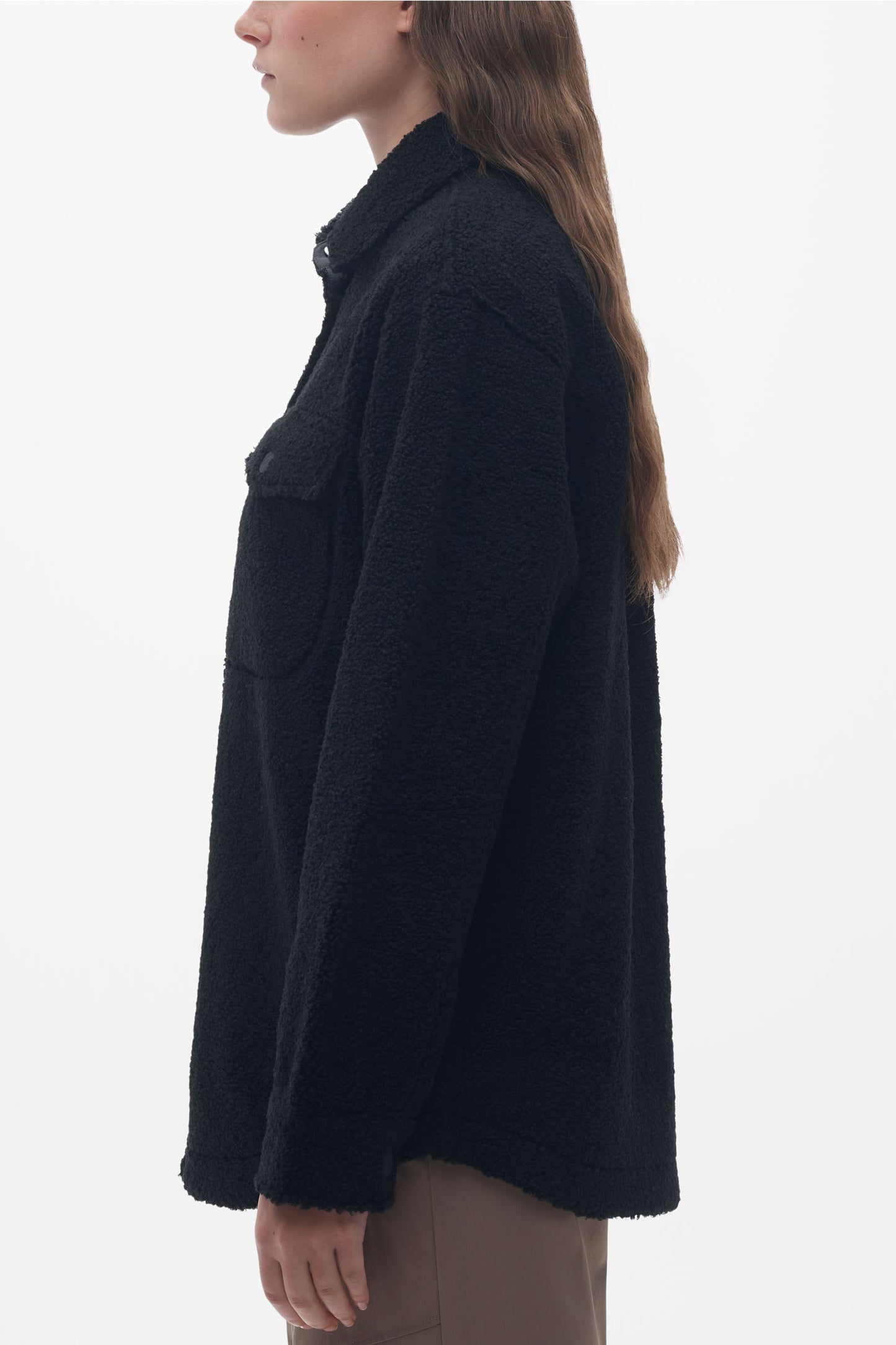 Veste en sherpa ultra-doux - Femme && NOIR