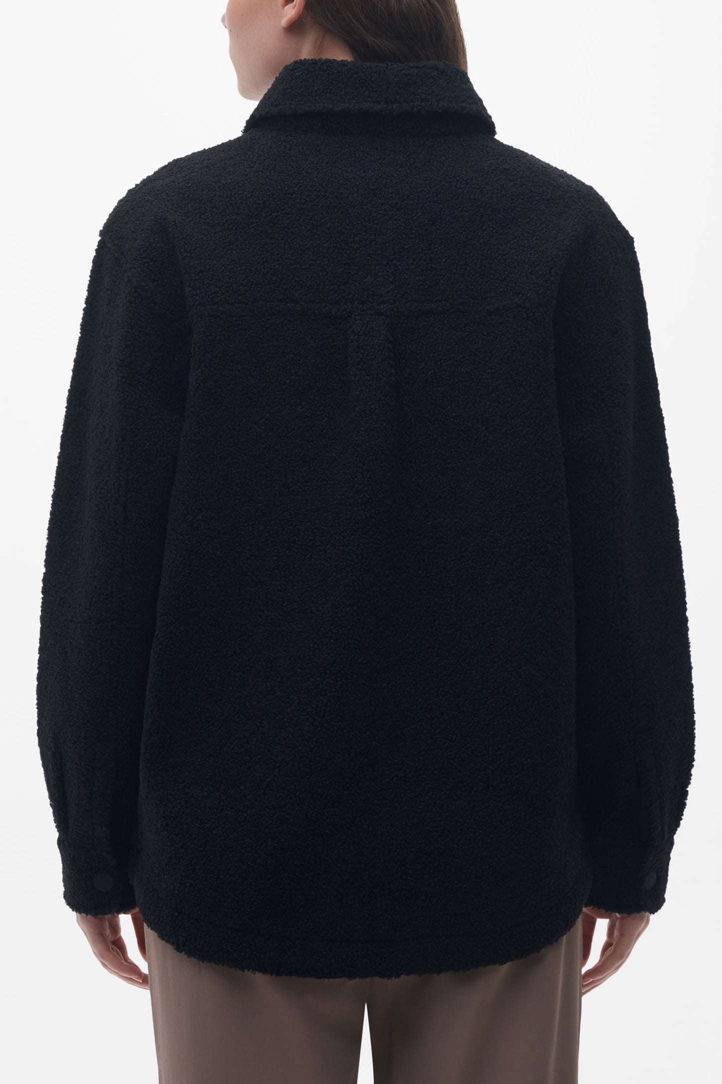 Veste en sherpa ultra-doux - Femme && NOIR