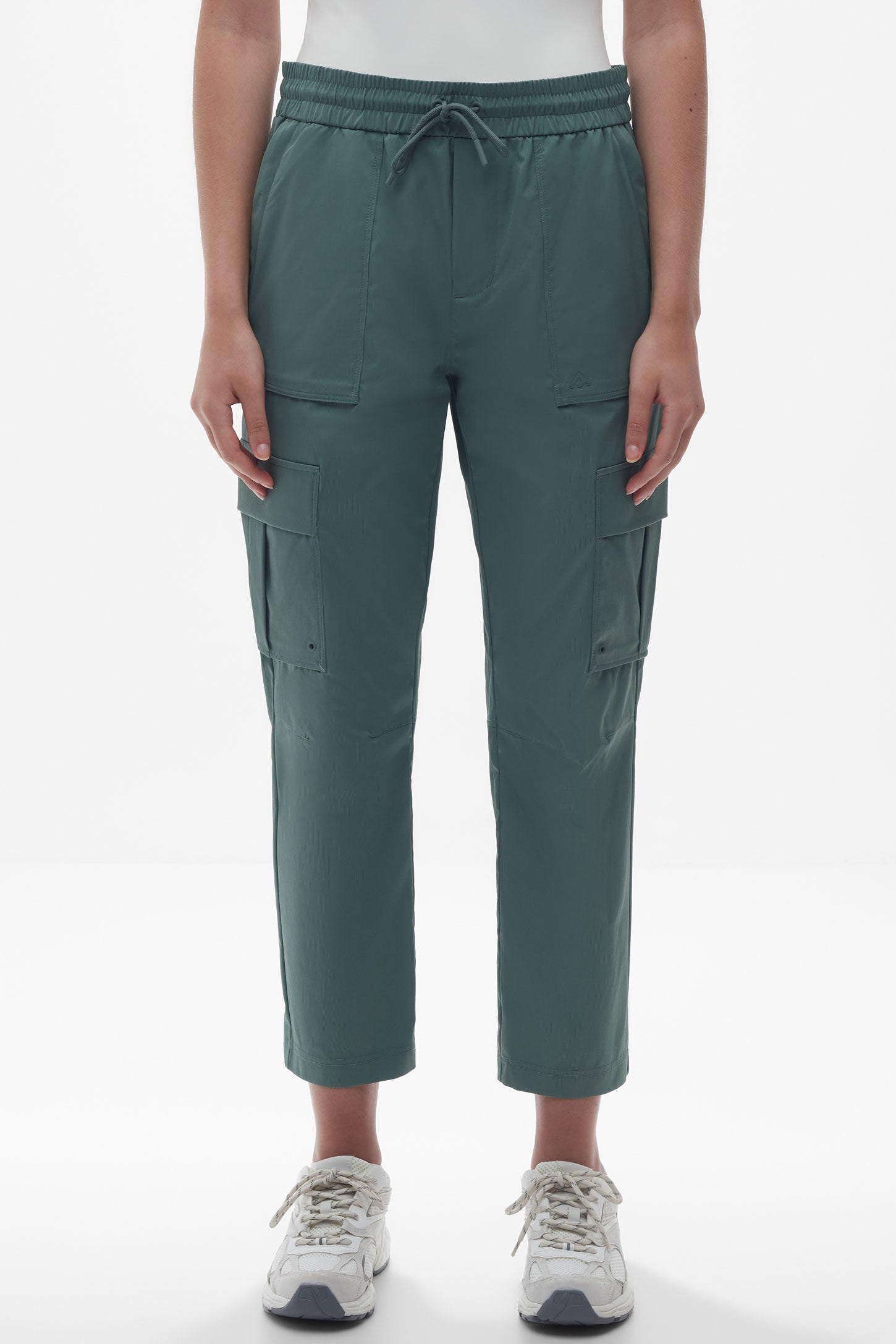 Pantalon cargo 7/8 séchage rapide - Femme && VERT