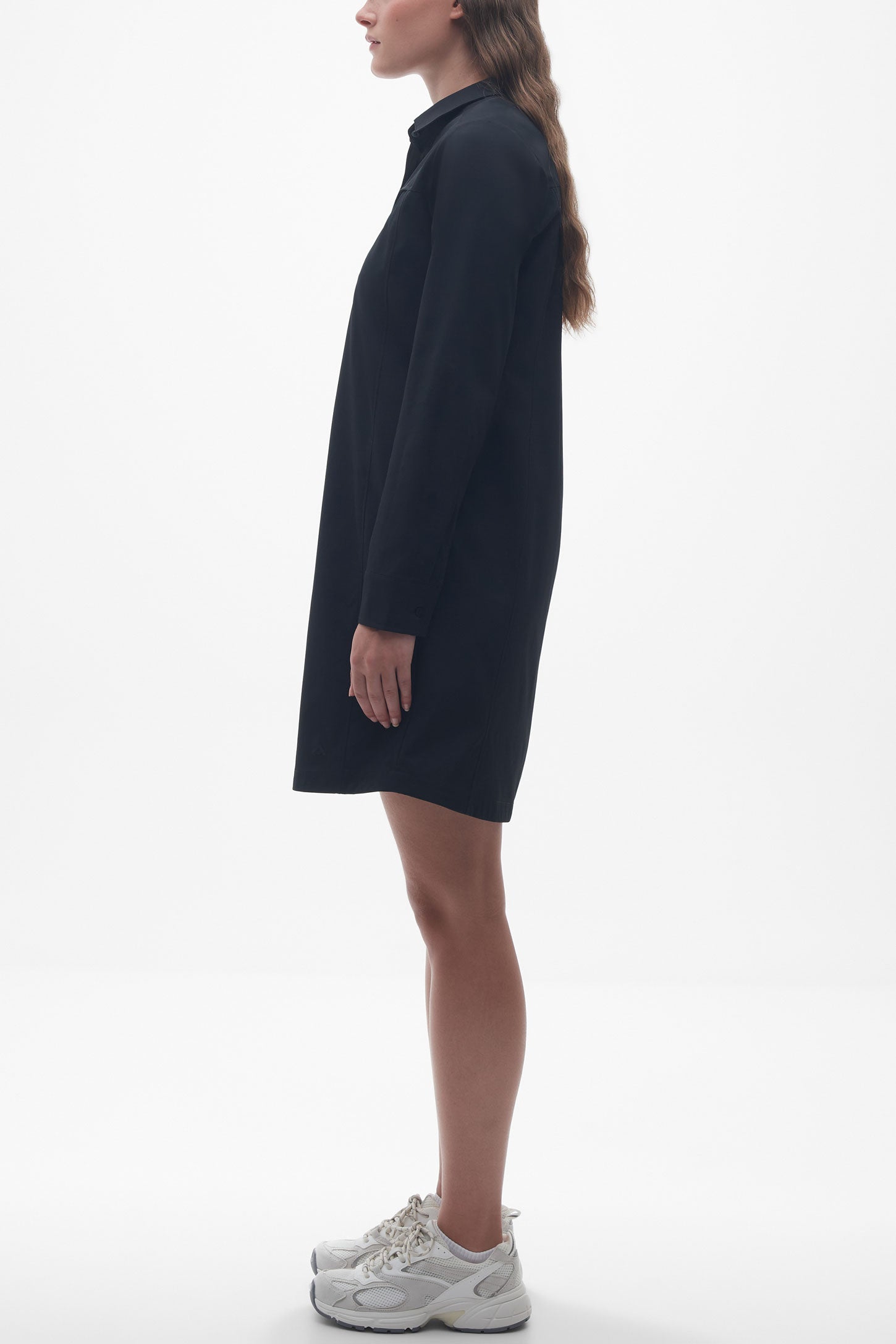 Robe-chemisier séchage rapide - Femme && NOIR