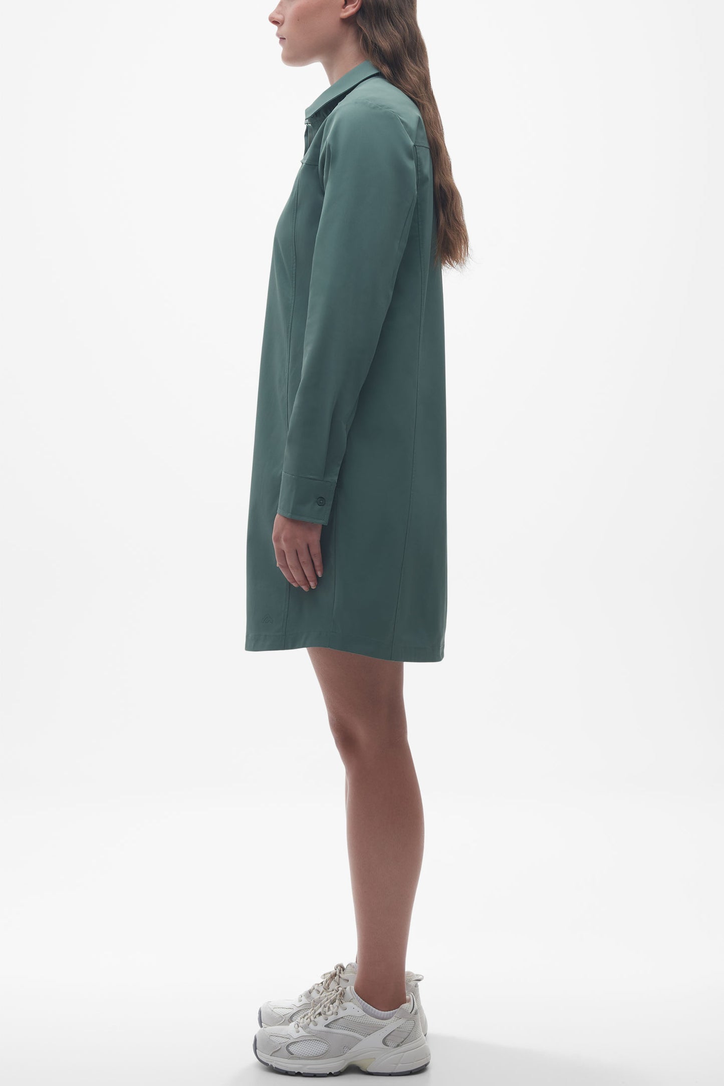 Robe-chemisier séchage rapide - Femme && VERT