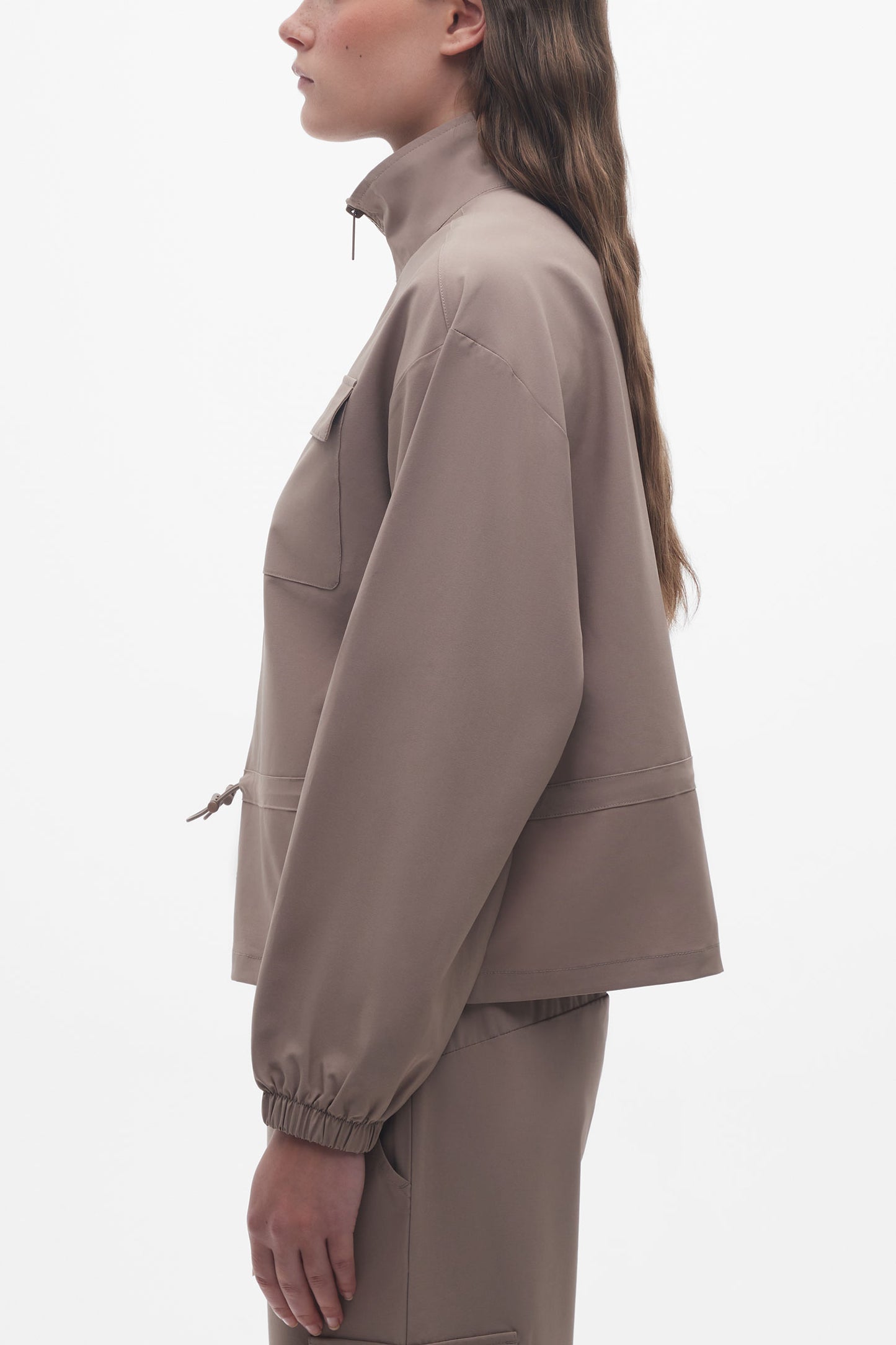 Veste manches longues - Femme && TAUPE