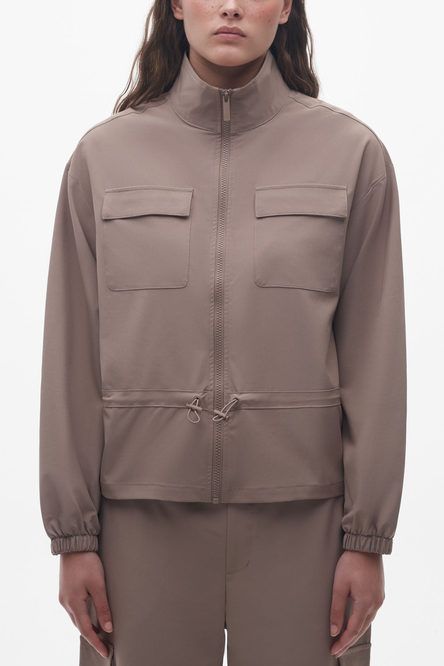 Veste manches longues - Femme && TAUPE