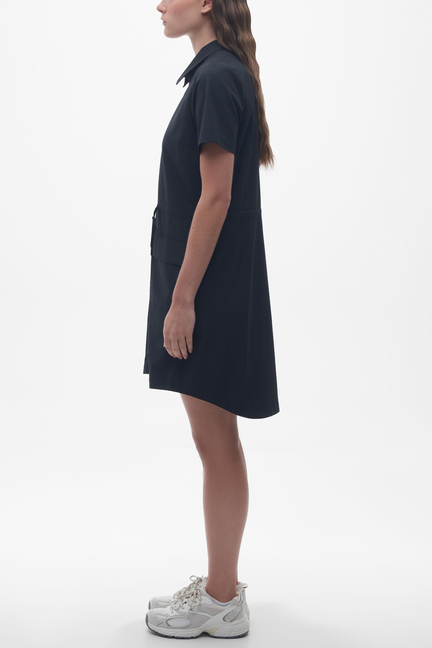 Robe antifroissement et résistante aux taches - Femme && NOIR