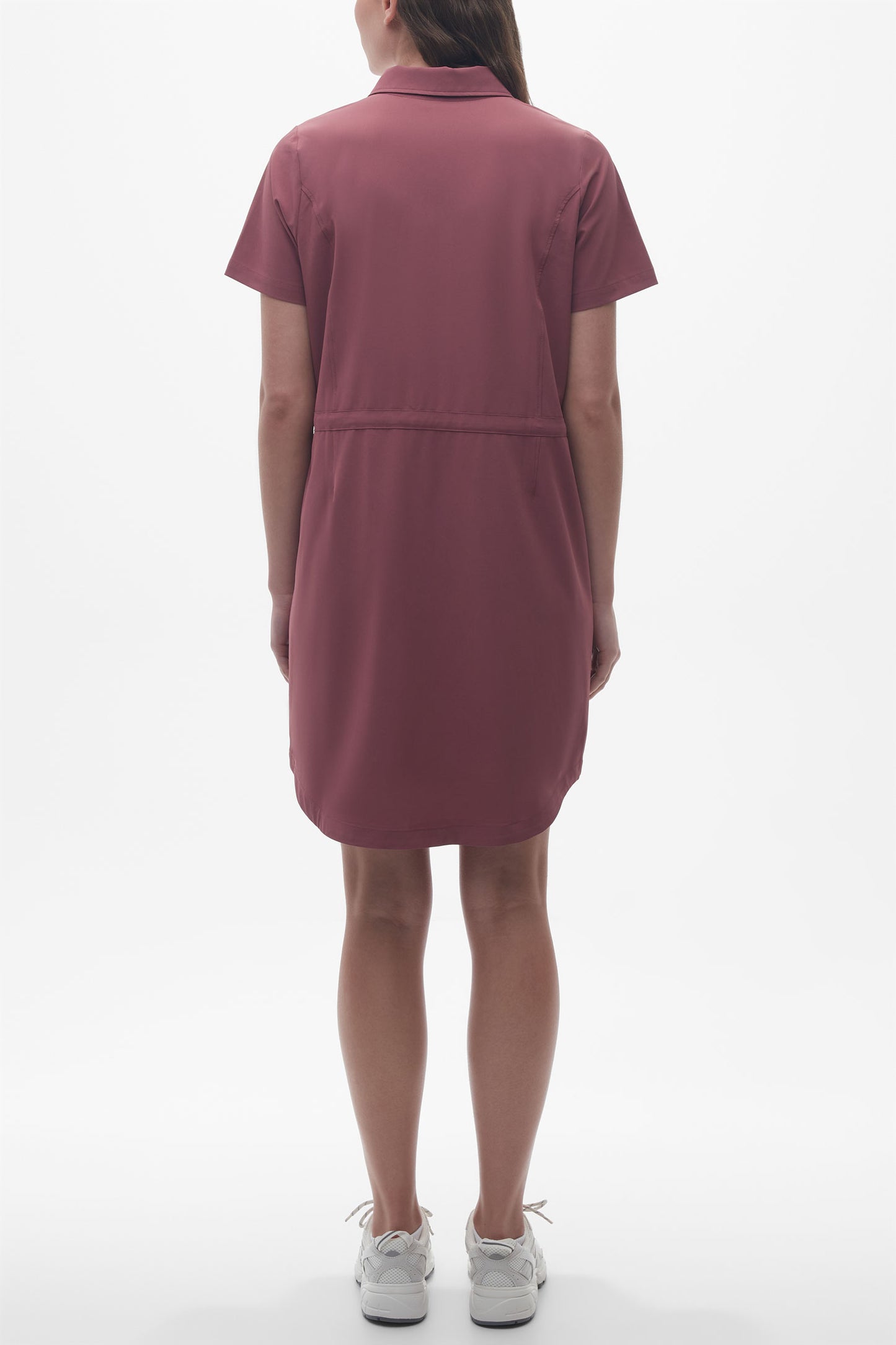 Robe antifroissement et résistante aux taches - Femme && BOURGOGNE