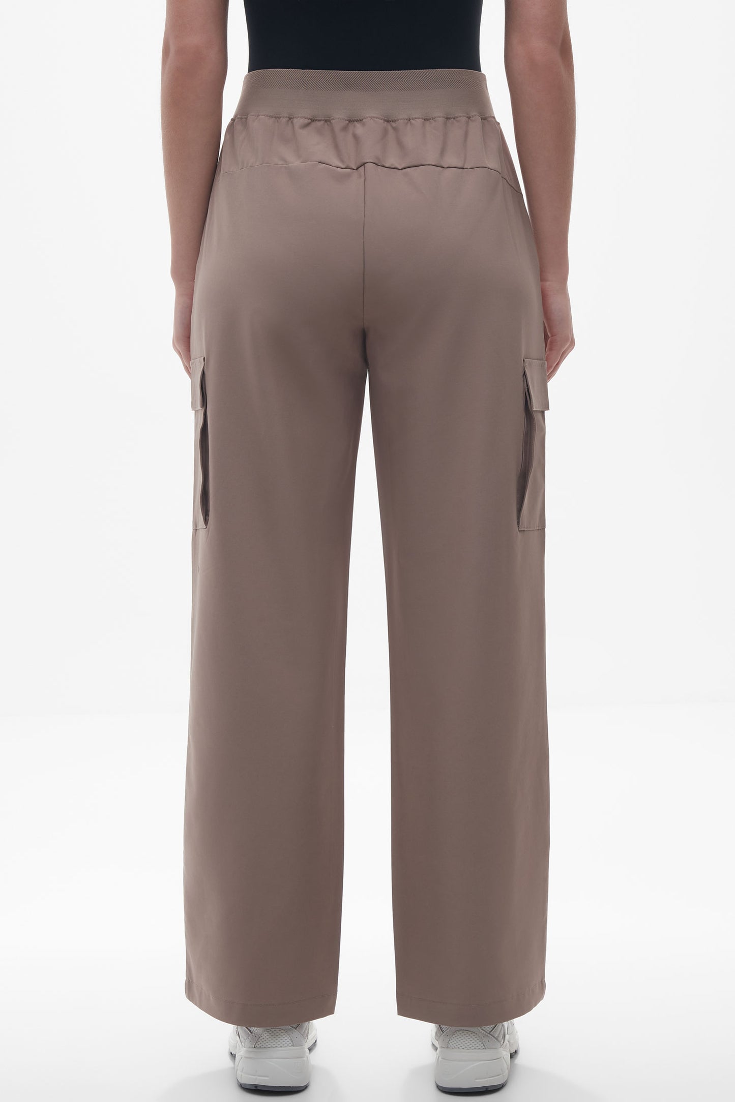 Pantalon cargo facile d'entretien - Femme && TAUPE