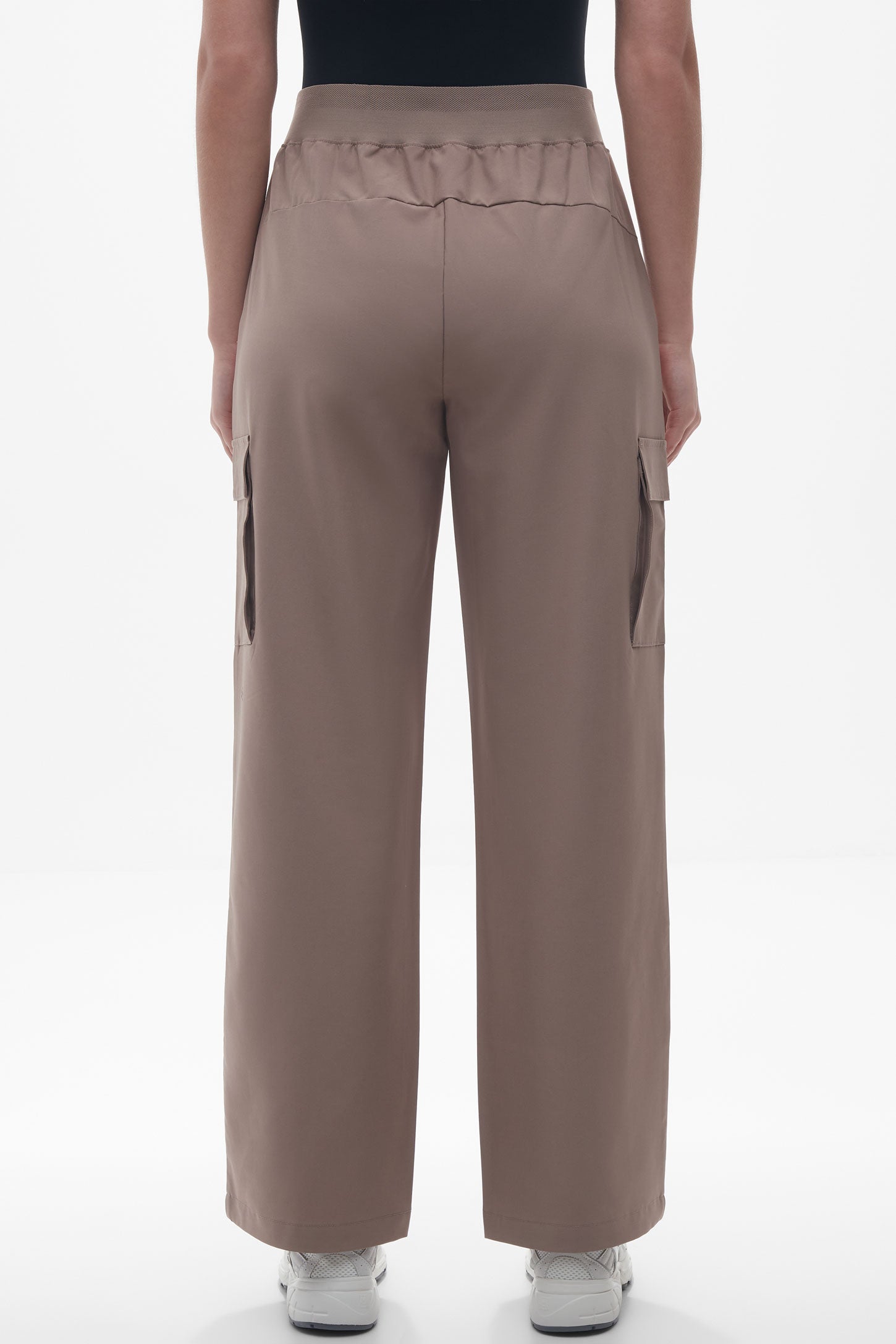 Pantalon cargo facile d'entretien - Femme && TAUPE
