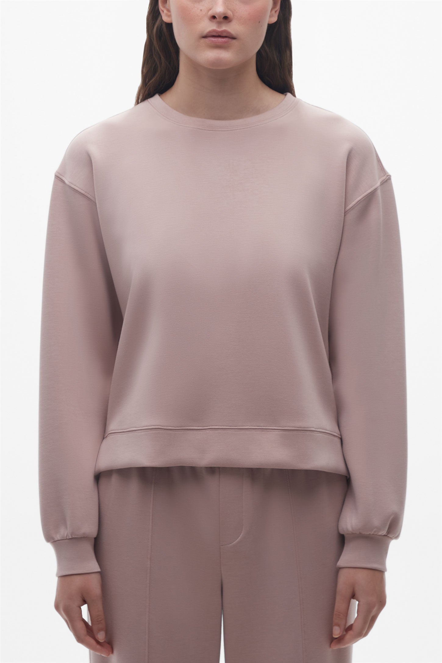 Chandail écourté ultradoux - Femme && ROSE