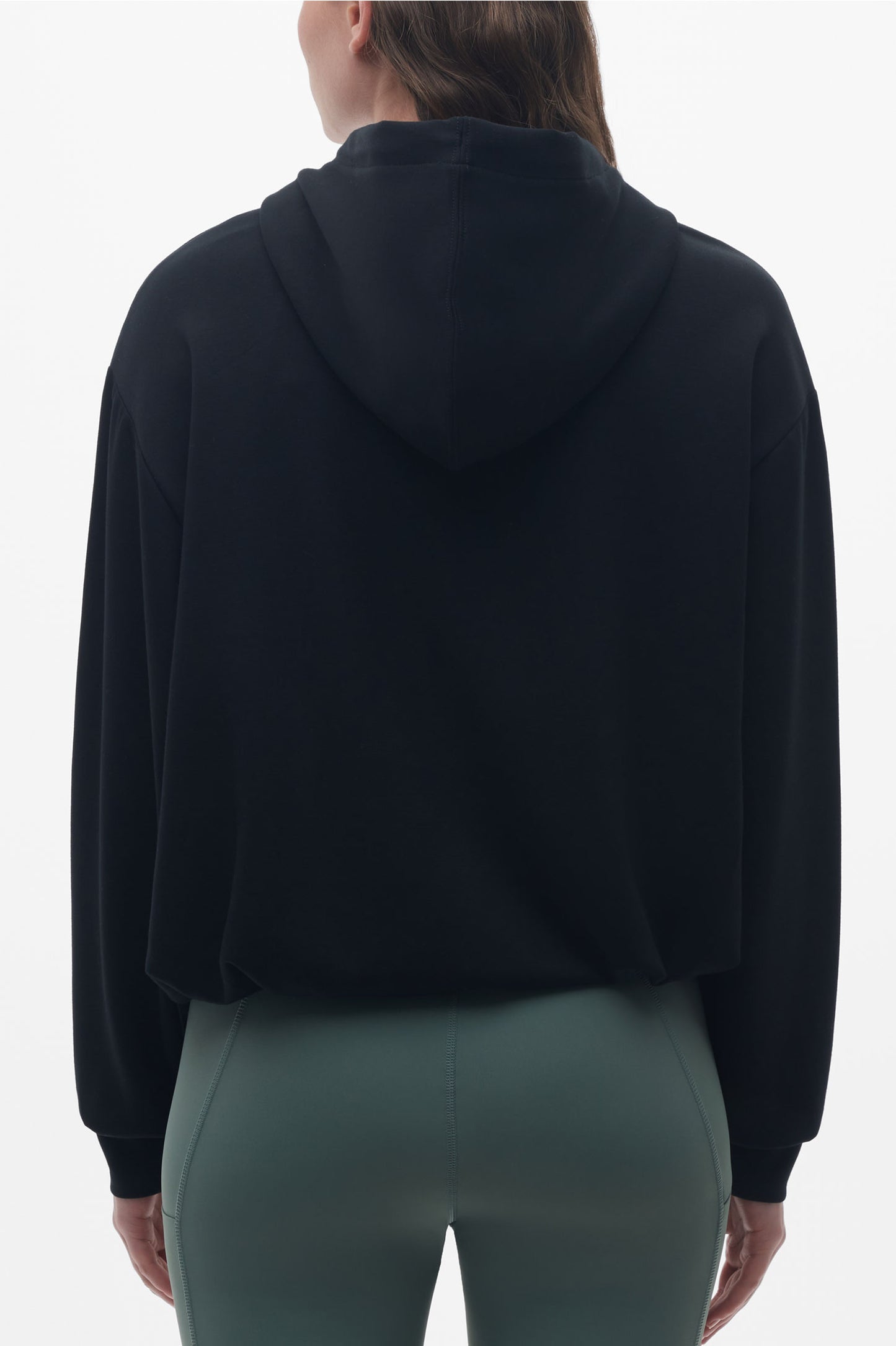 Chandail écourté ultradoux - Femme && NOIR