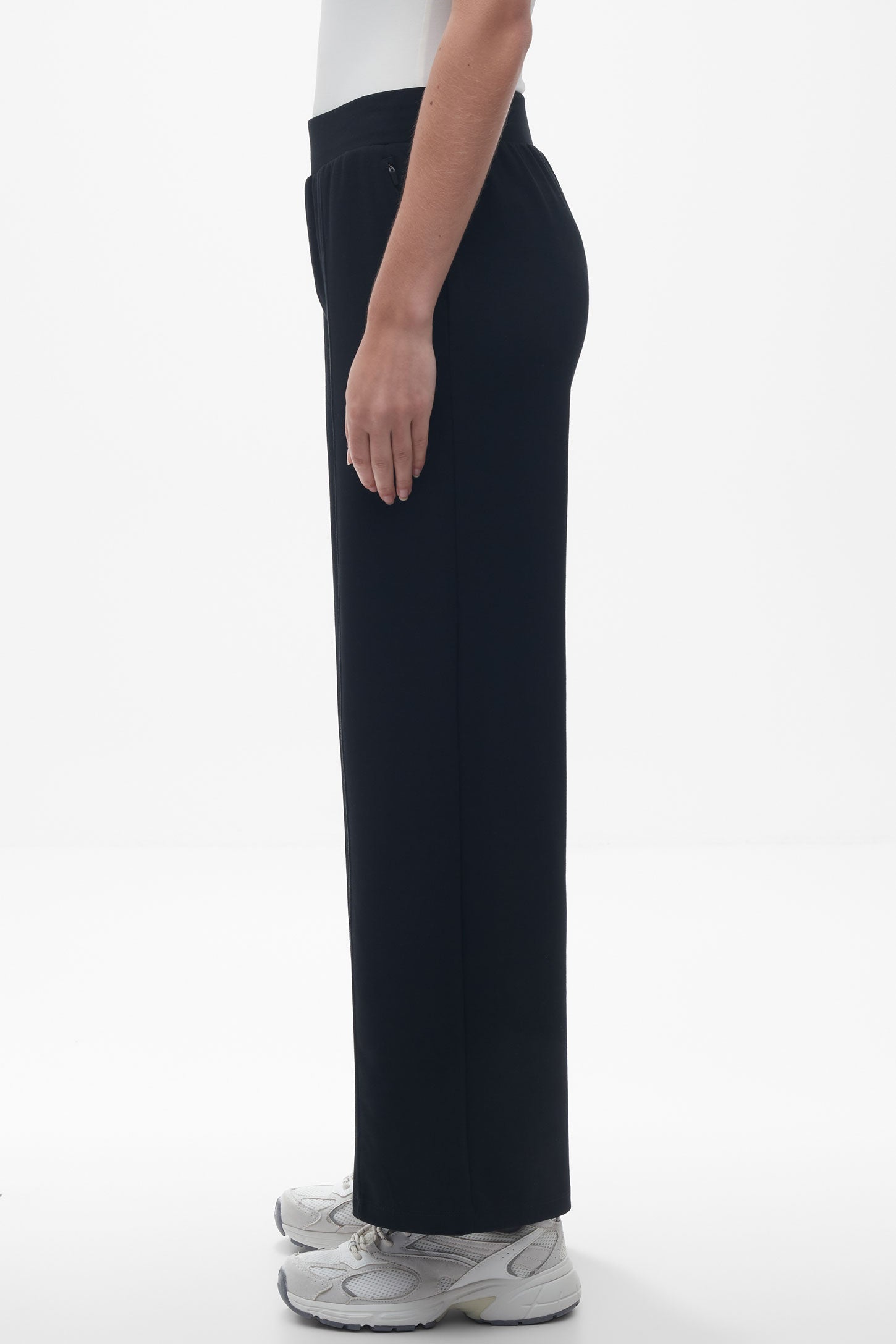 Pantalon extensible en modal - Femme && NOIR