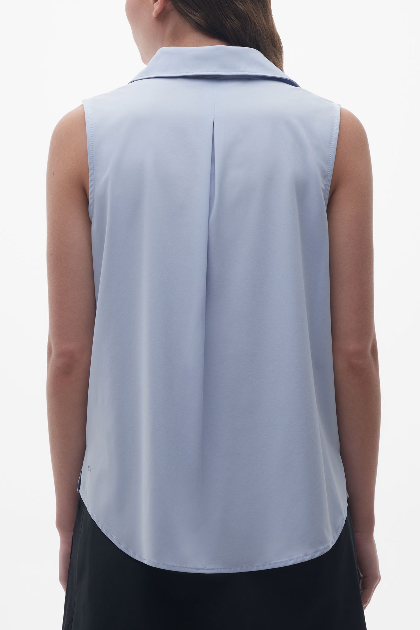 Chemise sans manches résistante aux taches - Femme && BLEU