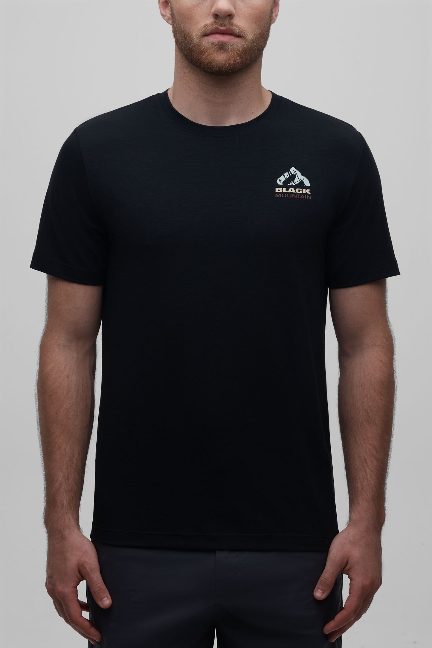 T-shirt respirant en laine mérinos - Homme && NOIR