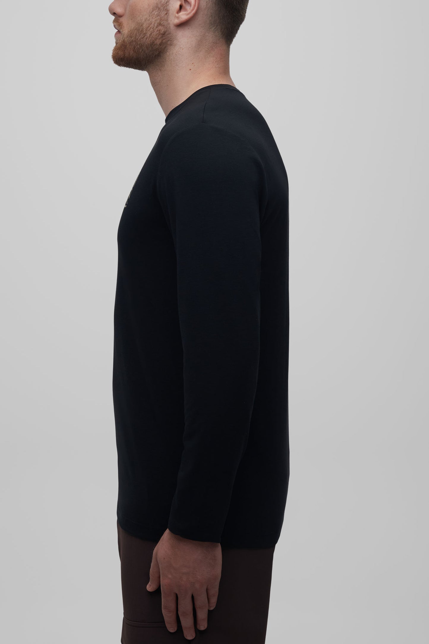 T-shirt respirant en laine mérinos - Homme && NOIR
