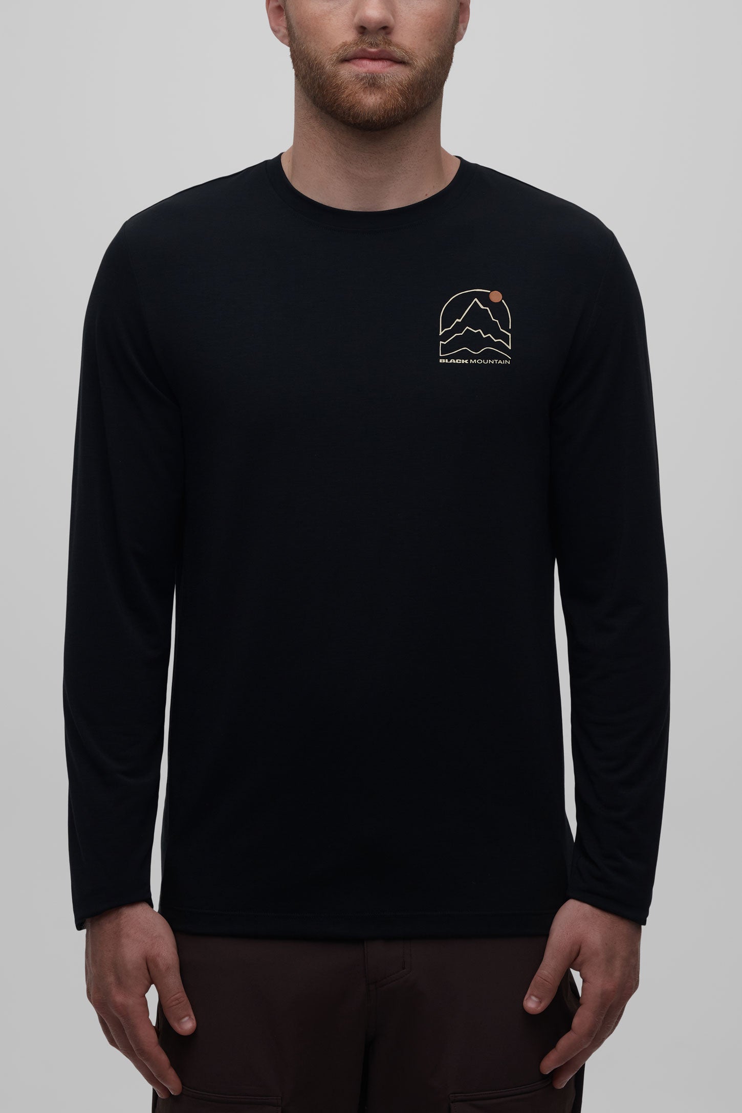 T-shirt respirant en laine mérinos - Homme && NOIR