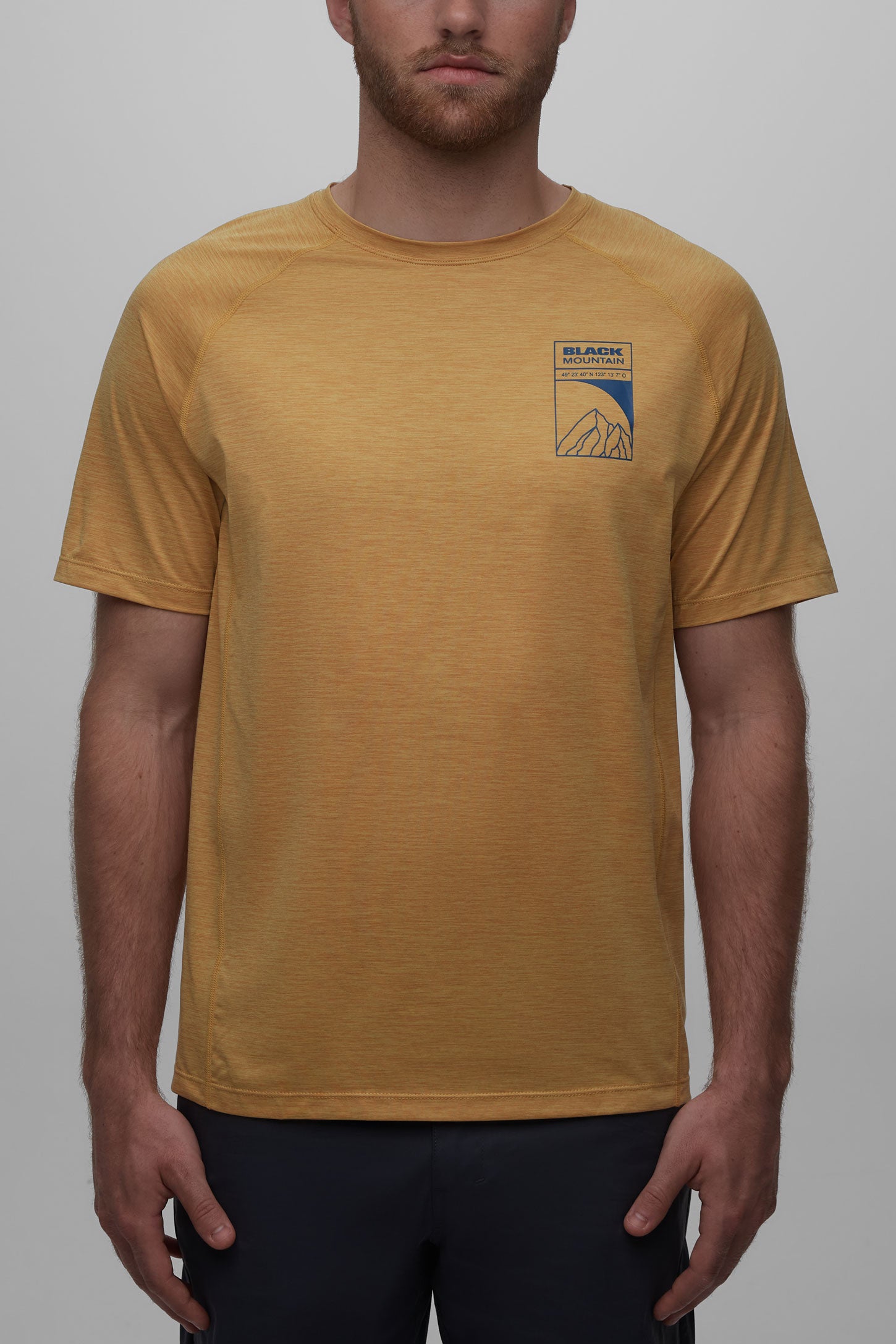 T-shirt ultradoux évacuant l'humidité - Homme && OCRE