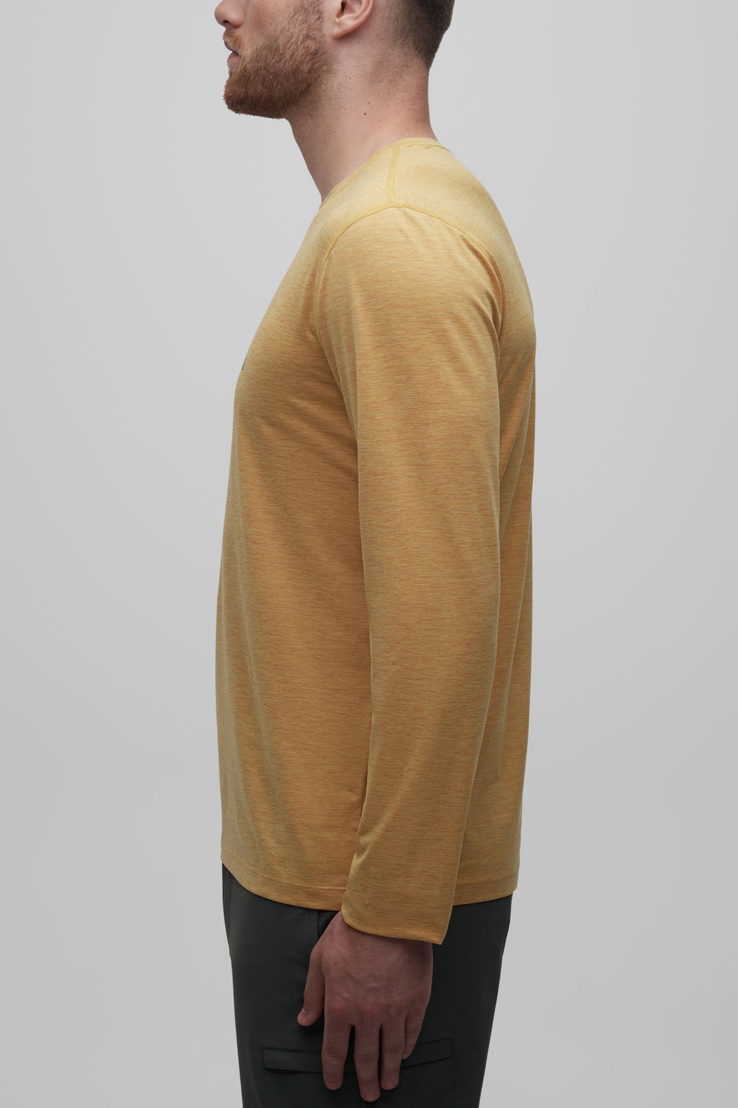 T-shirt ultradoux évacuant l'humidité - Homme && OCRE