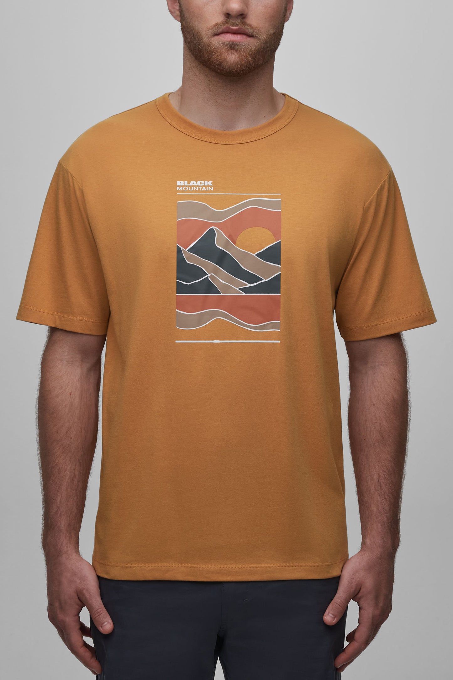 T-shirt en coton recyclé et organique - Homme && OCRE