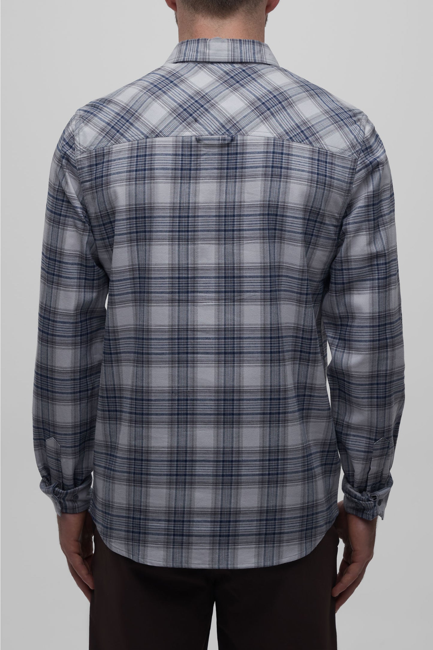 Chemise ultradouce en coton organique - Homme && GRIS MULTI