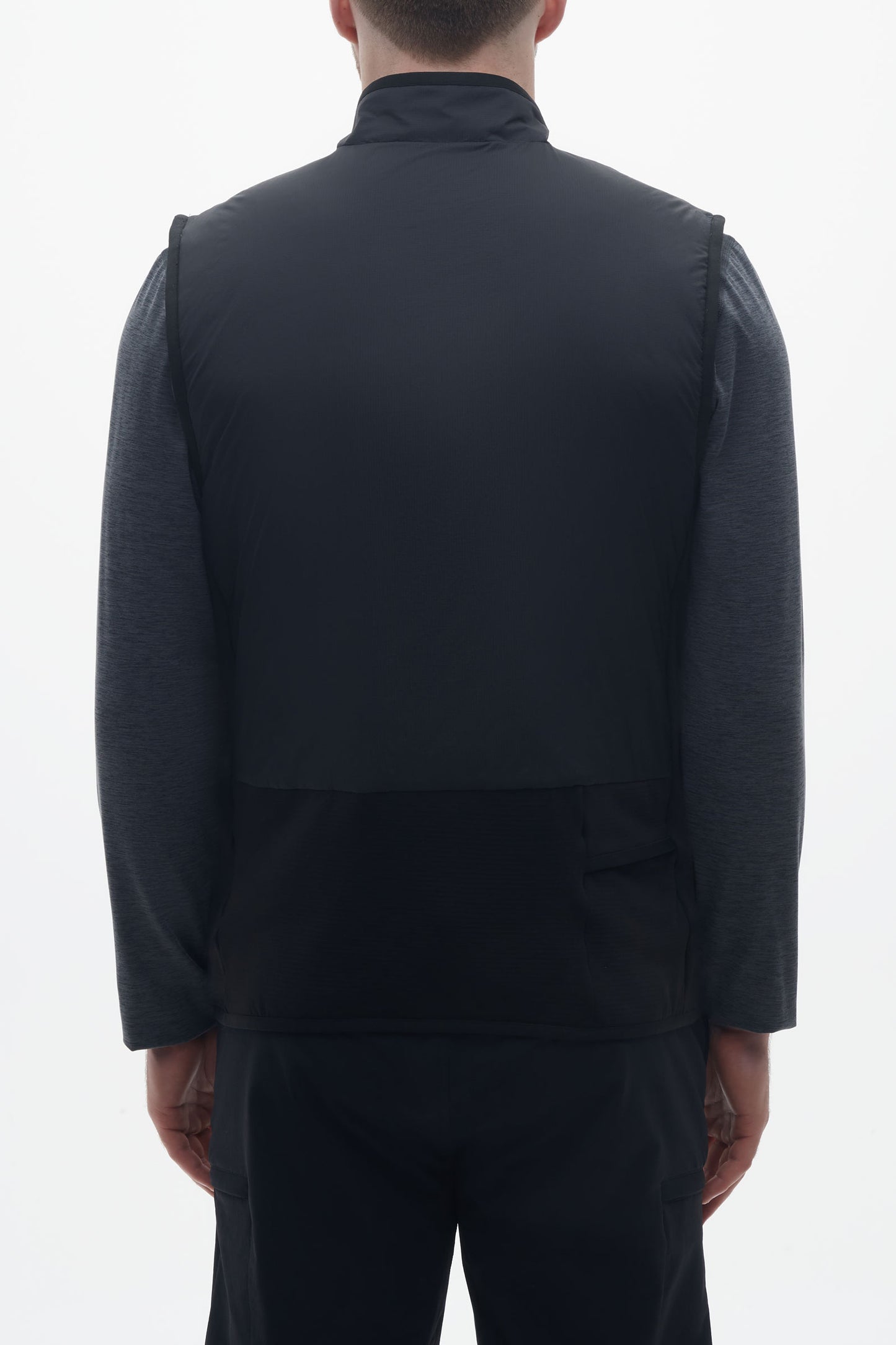 Veste technique sans manches à séchage rapide - Homme && NOIR