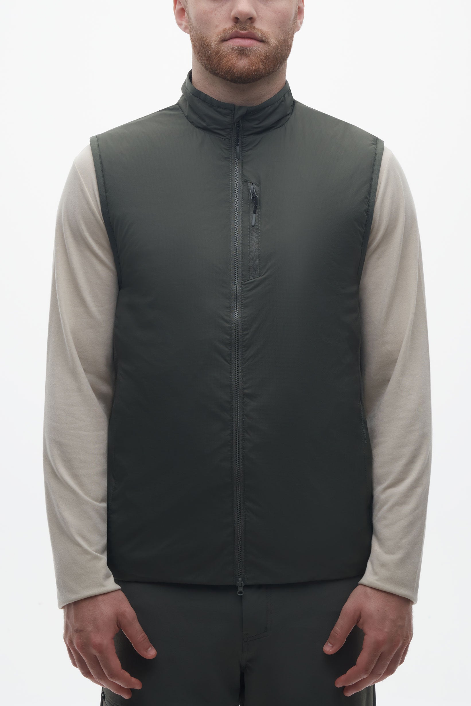 Veste technique sans manches à séchage rapide - Homme && KAKI