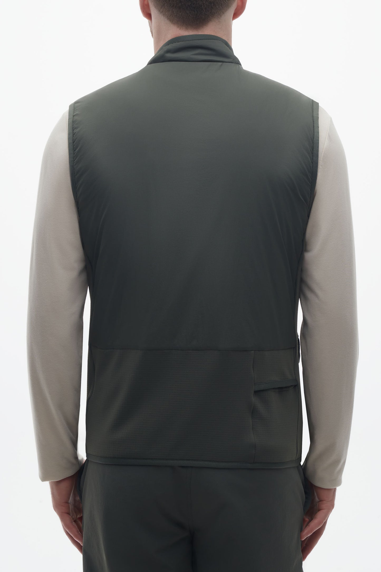 Veste technique sans manches à séchage rapide - Homme && KAKI