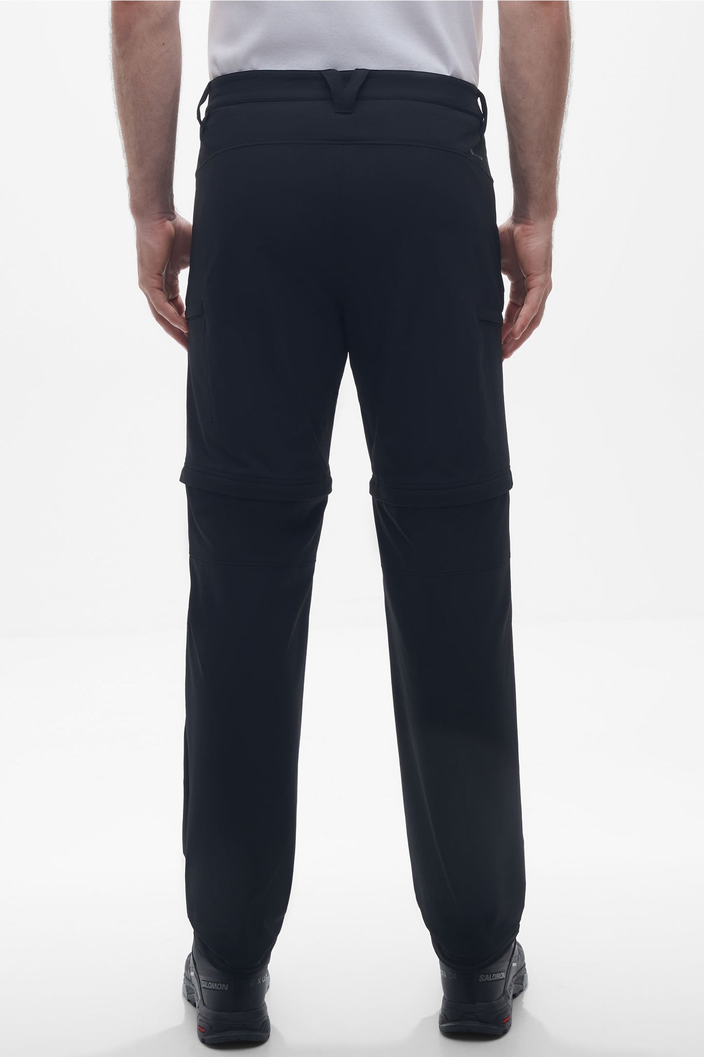 Pantalon technique convertible en short - Homme && NOIR