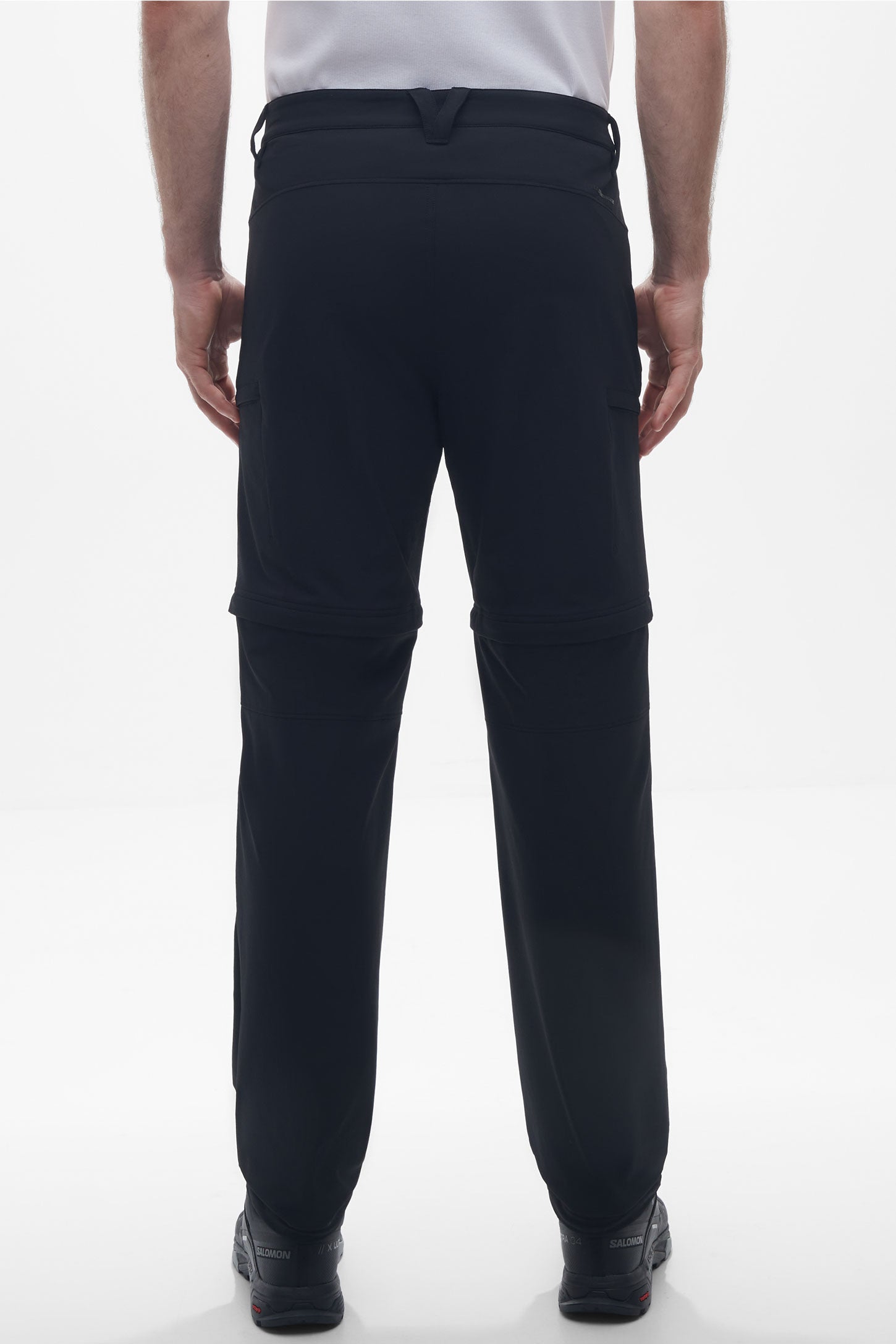 Pantalon technique convertible en short - Homme && NOIR