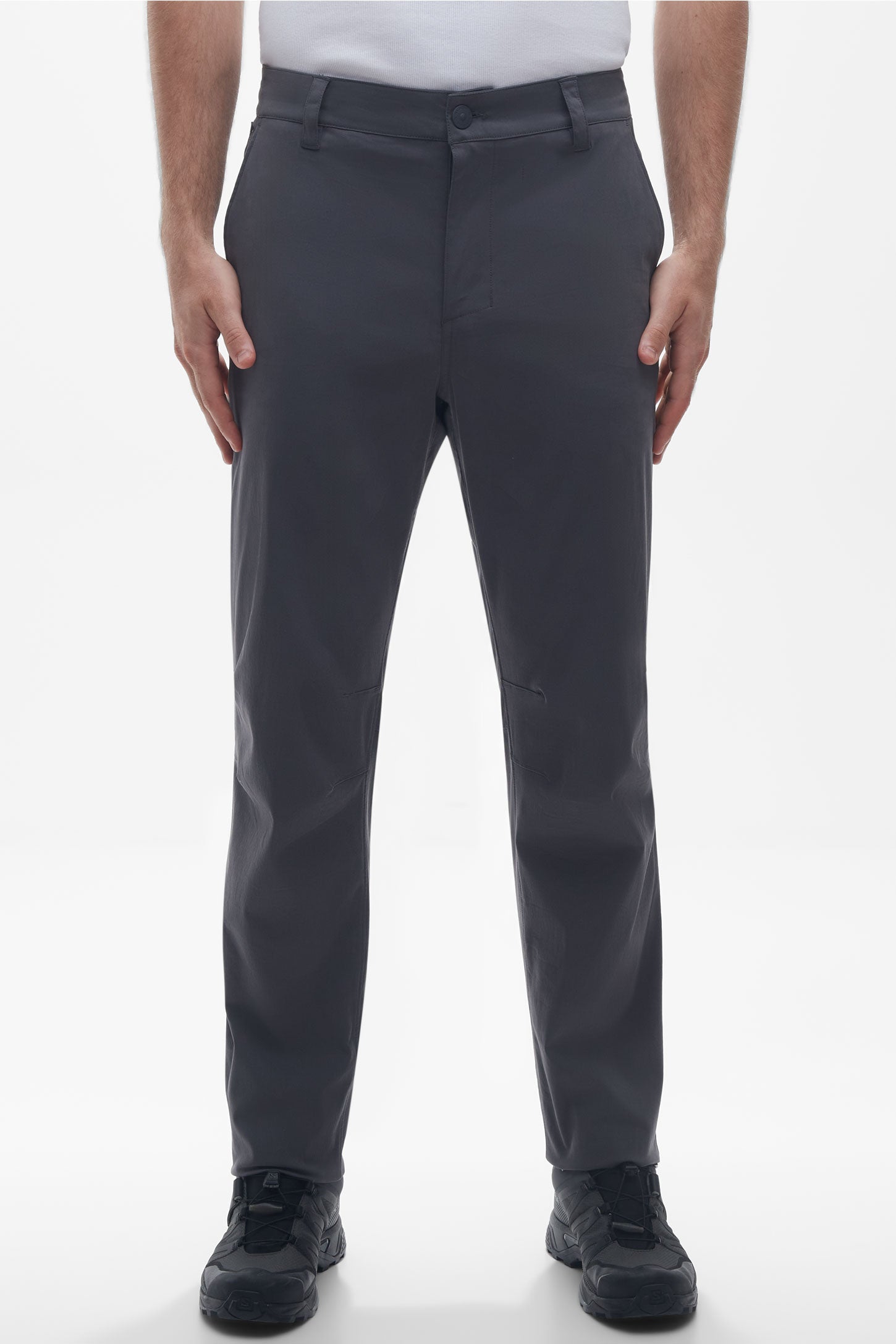 Pantalon avec traitement déparlant sans PFC - Homme && CHARBON