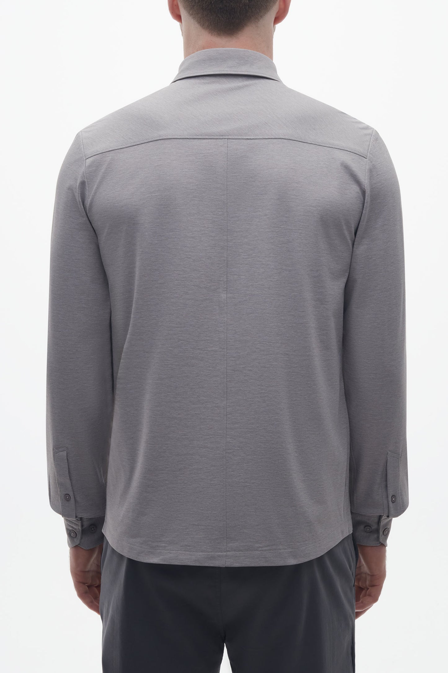 Chemise à séchage rapide - Homme && GRIS MIXTE