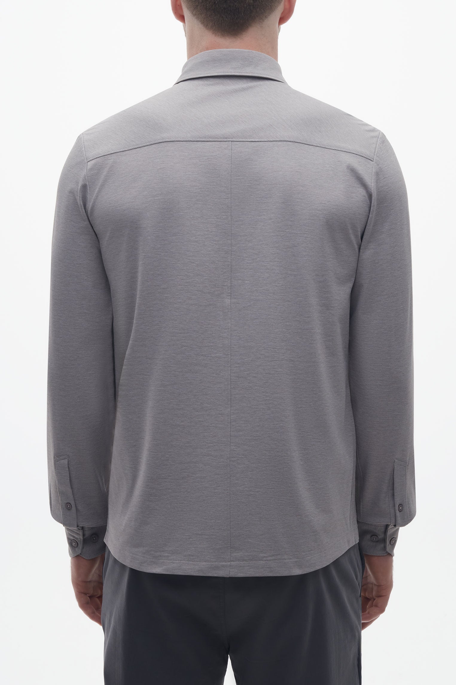 Chemise à séchage rapide - Homme && GRIS MIXTE
