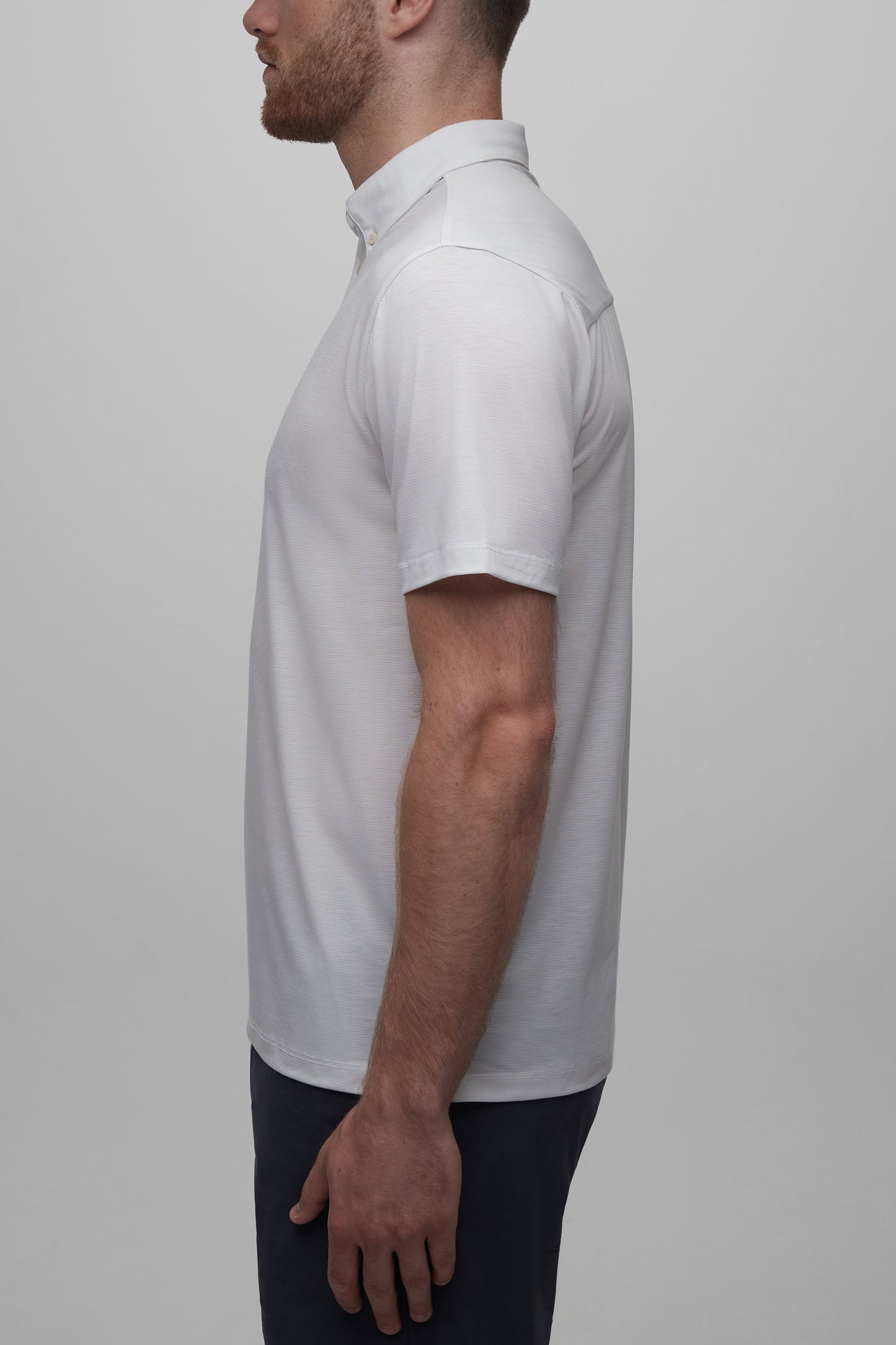 Polo technique en lyocell - Homme && BEIGE