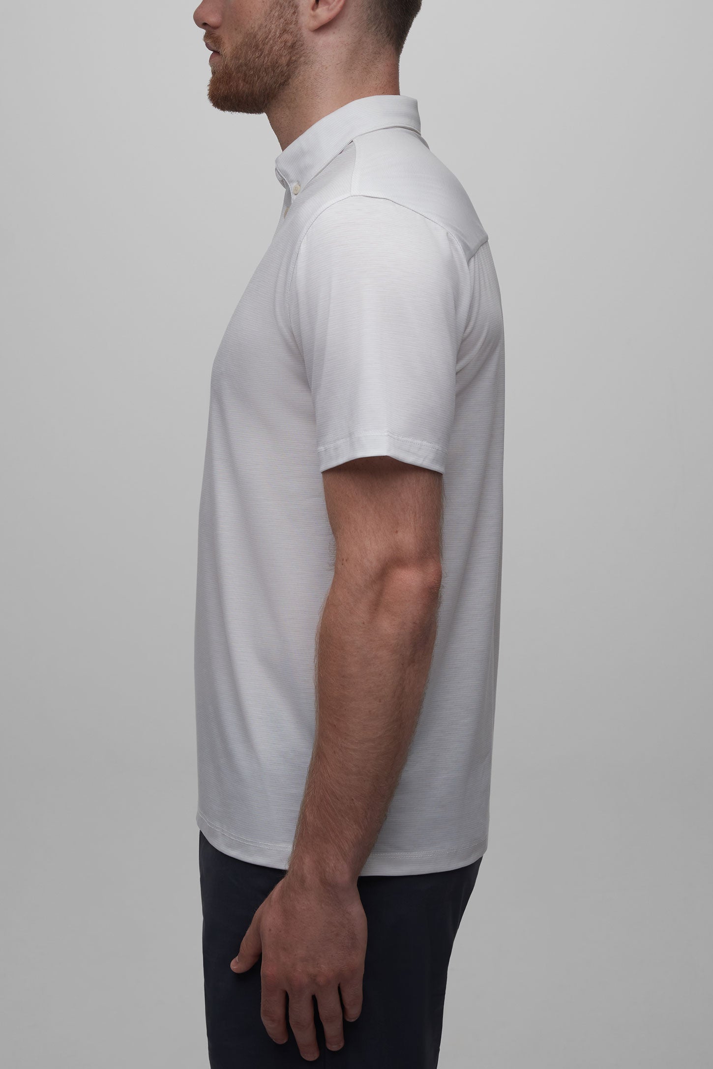 Polo technique en lyocell - Homme && BEIGE